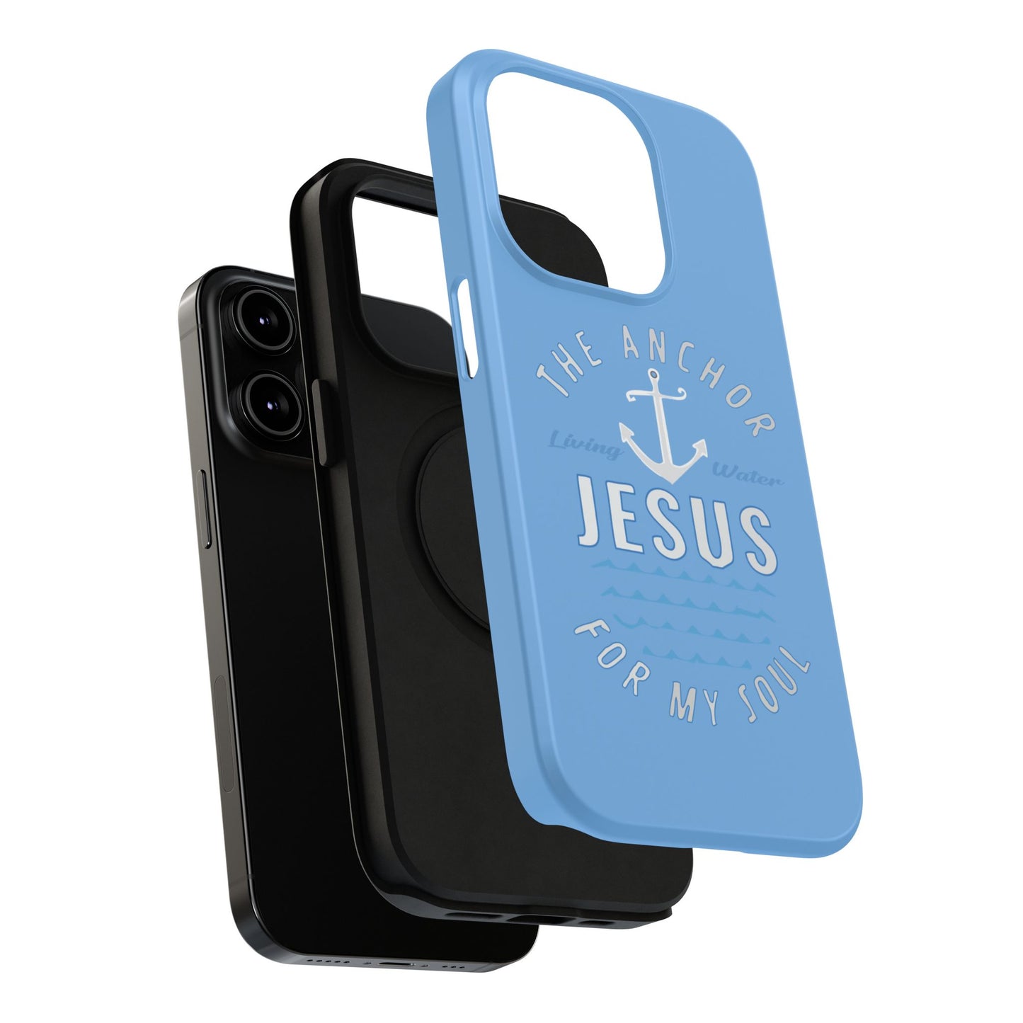 Jesus Anchor Phone Case, Christian Tech Accessories, Inspirational Gifts, Unique Phone Covers, Faith-Based Decor