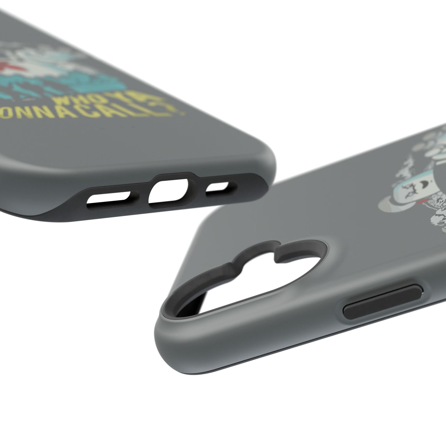 Ghostbuster-Inspired Tough Phone Case - Who Ya Gonna Call? - Perfect for Fans, Gift for Halloween, Geeky Accessories, Durable Protection