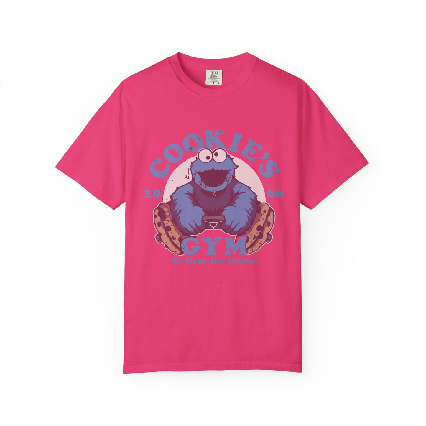Cookie Monster Inspired Unisex T-Shirt, Fun Gift for Gamers, Casual Wear, Birthday Gift, Kitchen & Gym Motivation