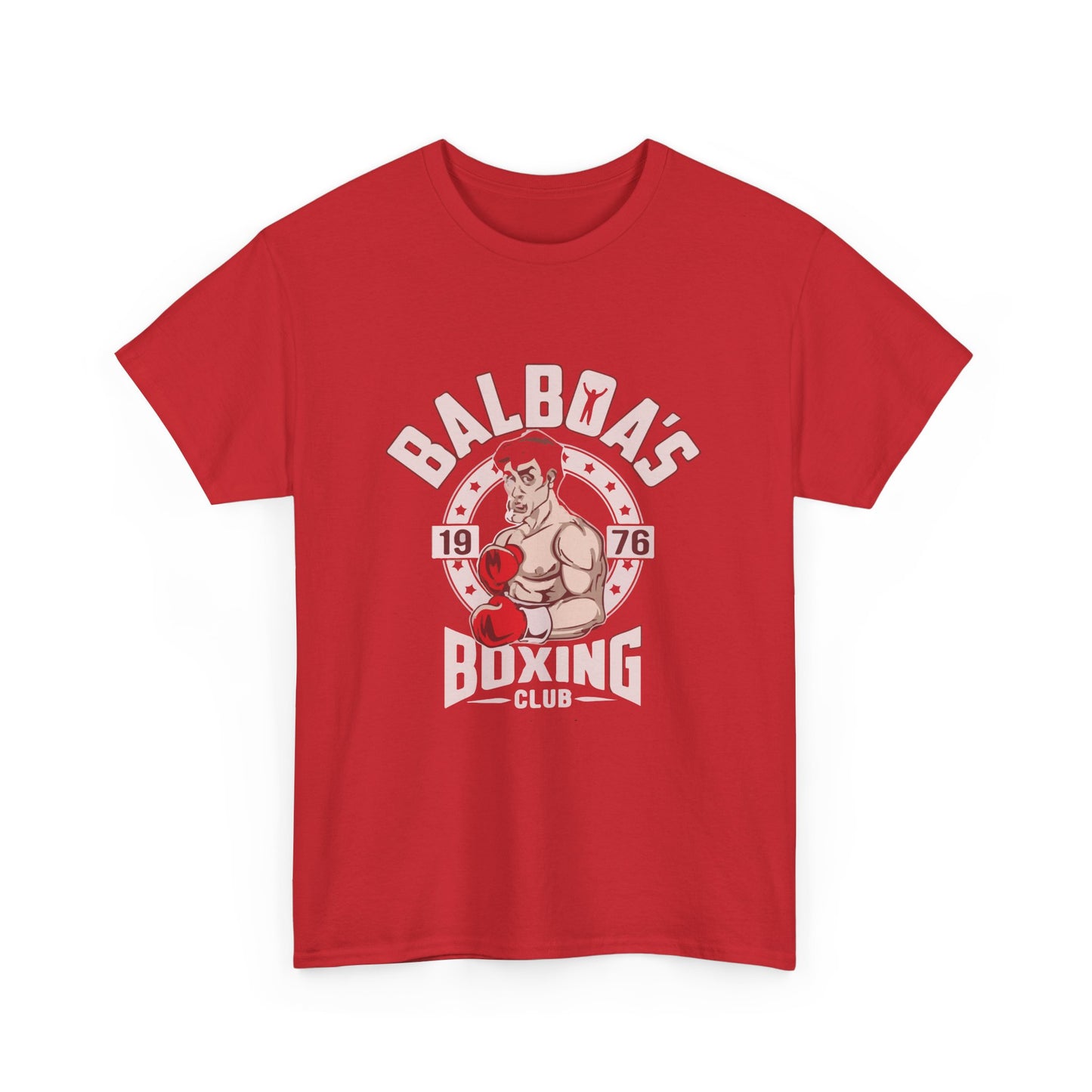 Balboa's Boxing Club Unisex Heavy Cotton Tee - Vintage Sports Shirt, Gym Apparel, Boxing Fan Gear, Fitness Gift, Casual Wear