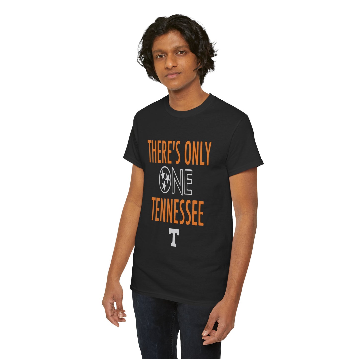 Tennessee Pride Tee, Unisex Heavy Cotton Tee, Tennessee Fans Gift, College Sports Apparel, Casual Everyday Wear, State Pride Shirt