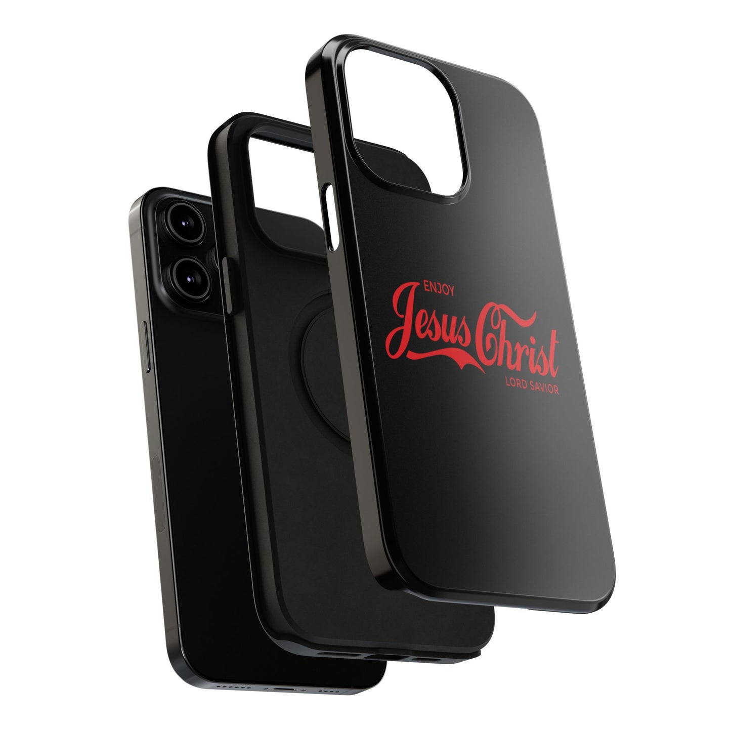 Impact-Resistant Phone Case: Enjoy Jesus Christ Lord Savior, Christian Gift, Durable Protection, Faith-Based Accessory, Holiday Gift