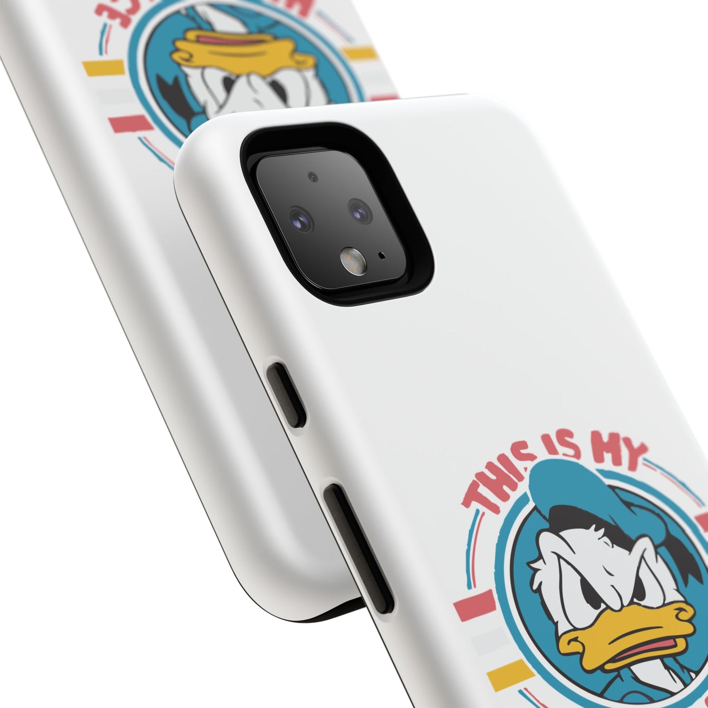 Tough Cases: This is My Happy Face Phone Case, Funny Phone Case, Donald Duck Case, Cute Phone Accessory, Gift for Disney Fans