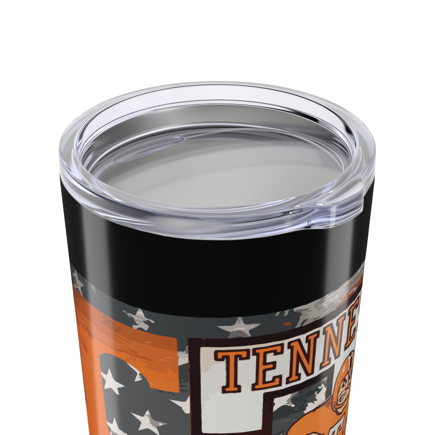 Tennessee Vols Tumbler, Sports Fan Travel Mug, Gift for College Alumni, Tailgate Accessories, Party Drinkware, Home Bar Decor