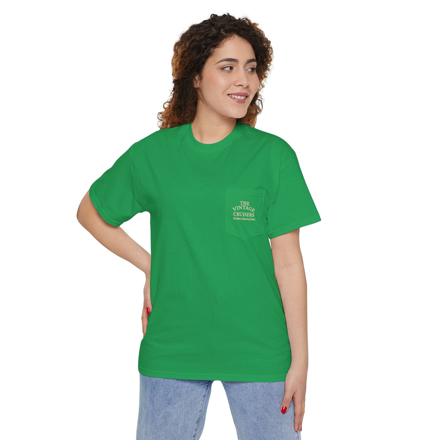 Retro Pocket Tee Allons Church of Christ Cruise 2025 Unisex T-Shirt