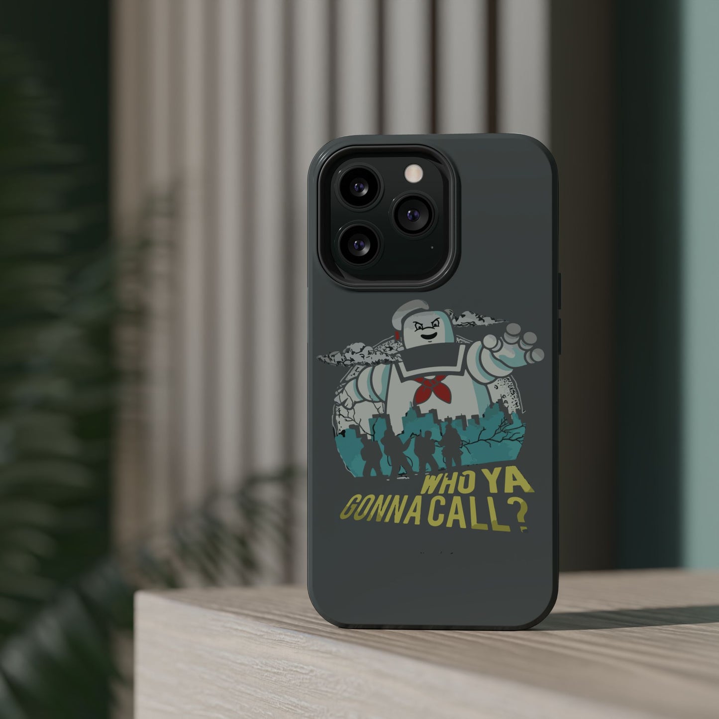 Ghostbuster-Inspired Tough Phone Case - Who Ya Gonna Call? - Perfect for Fans, Gift for Halloween, Geeky Accessories, Durable Protection