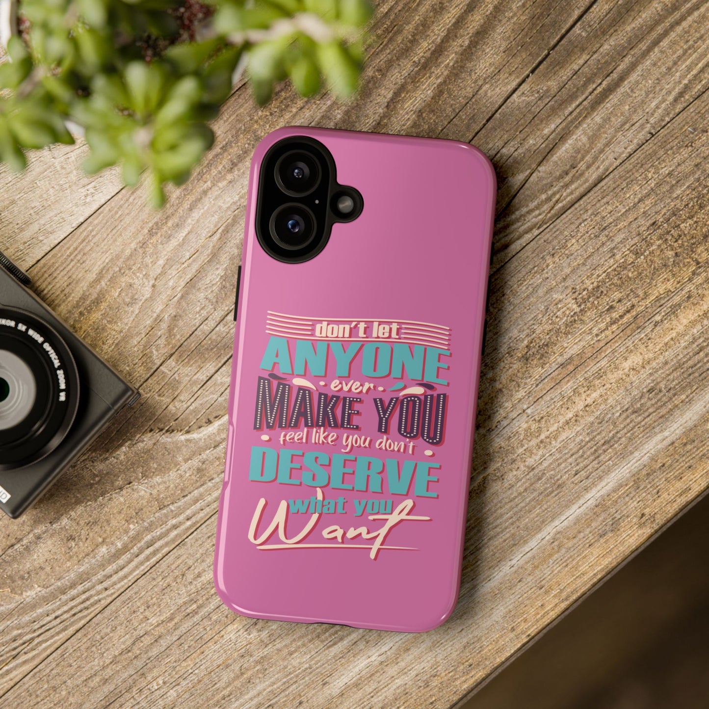 Inspirational Phone Case, Motivational Phone Cover, Tough Cases for Her, Gift for Friends, Self-Love Quote Case
