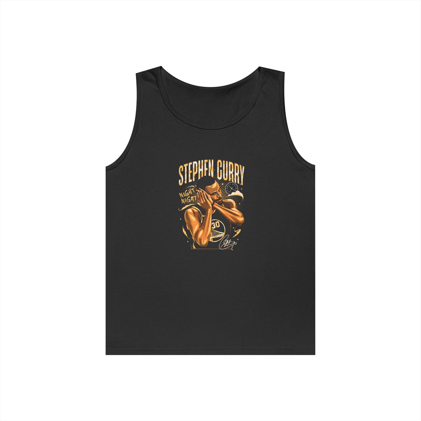 Unisex Heavy Cotton Tank Top - Stephen Curry Fan Apparel, Perfect for Sports Events, Summer Wear, Comfortable Activewear