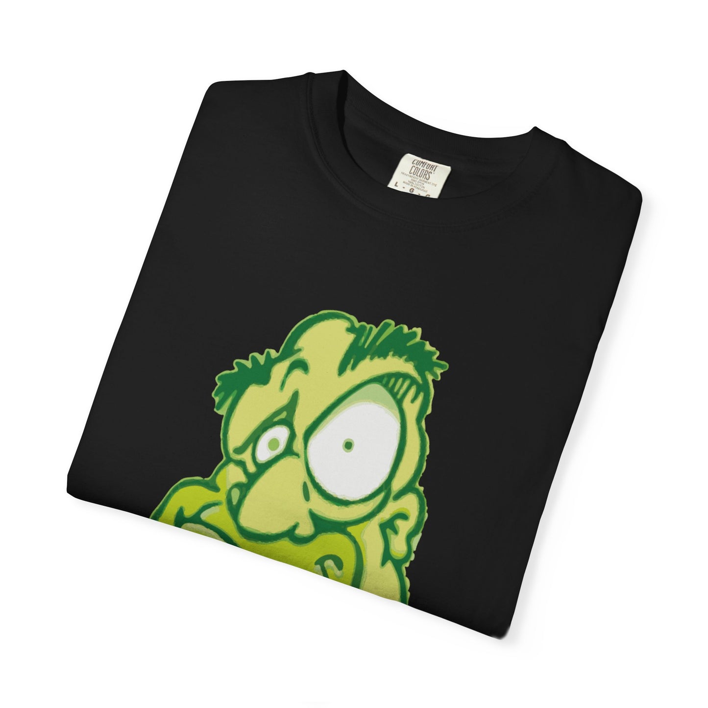 Unisex Garment-Dyed T-Shirt with Quirky Cartoon Design - Perfect for Casual Wear, Gifting, Parties, and Everyday Comfort