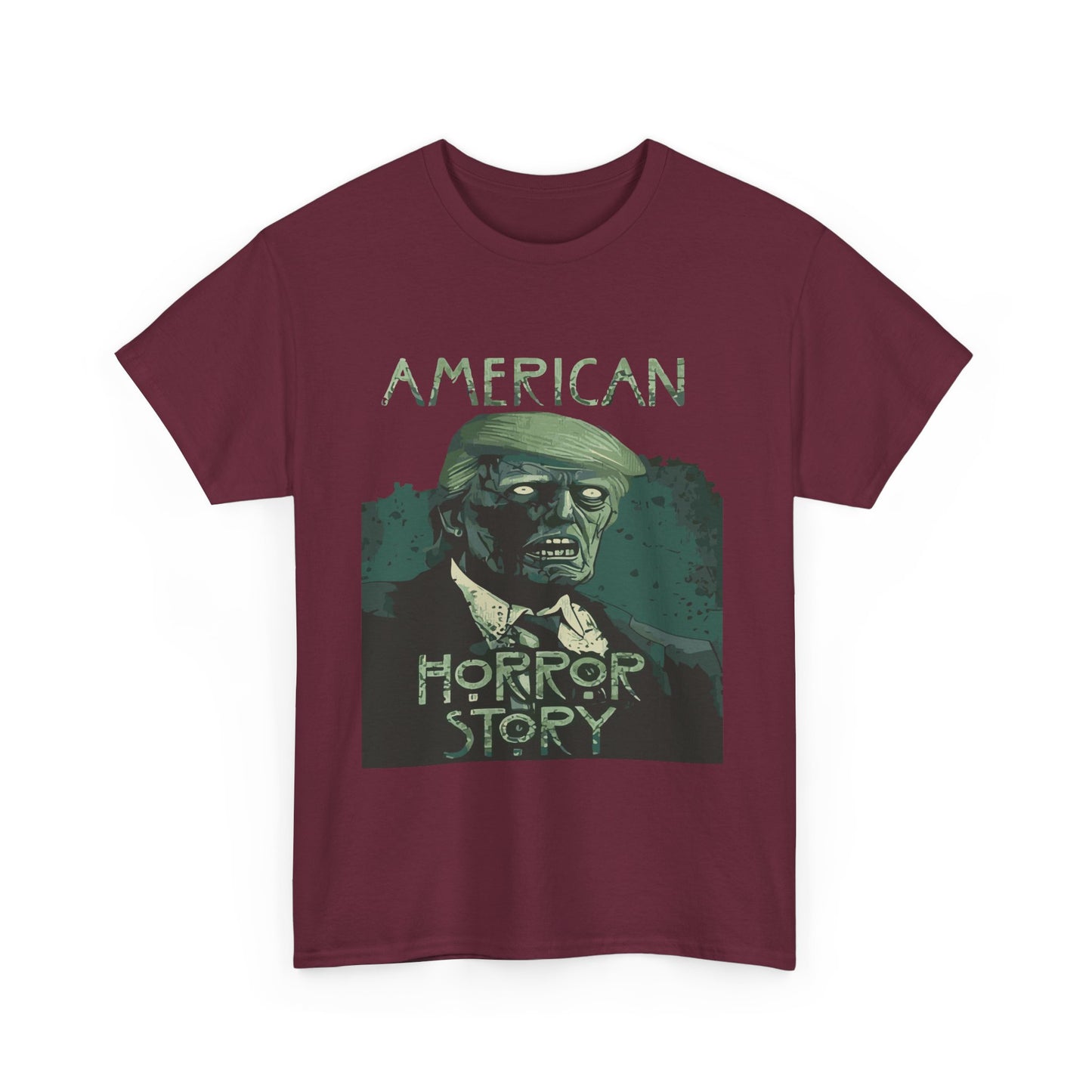 American Horror Story Unisex Heavy Cotton Tee, Horror Fan Gift, Graphic Tee, Halloween Costume, TV Show Merch