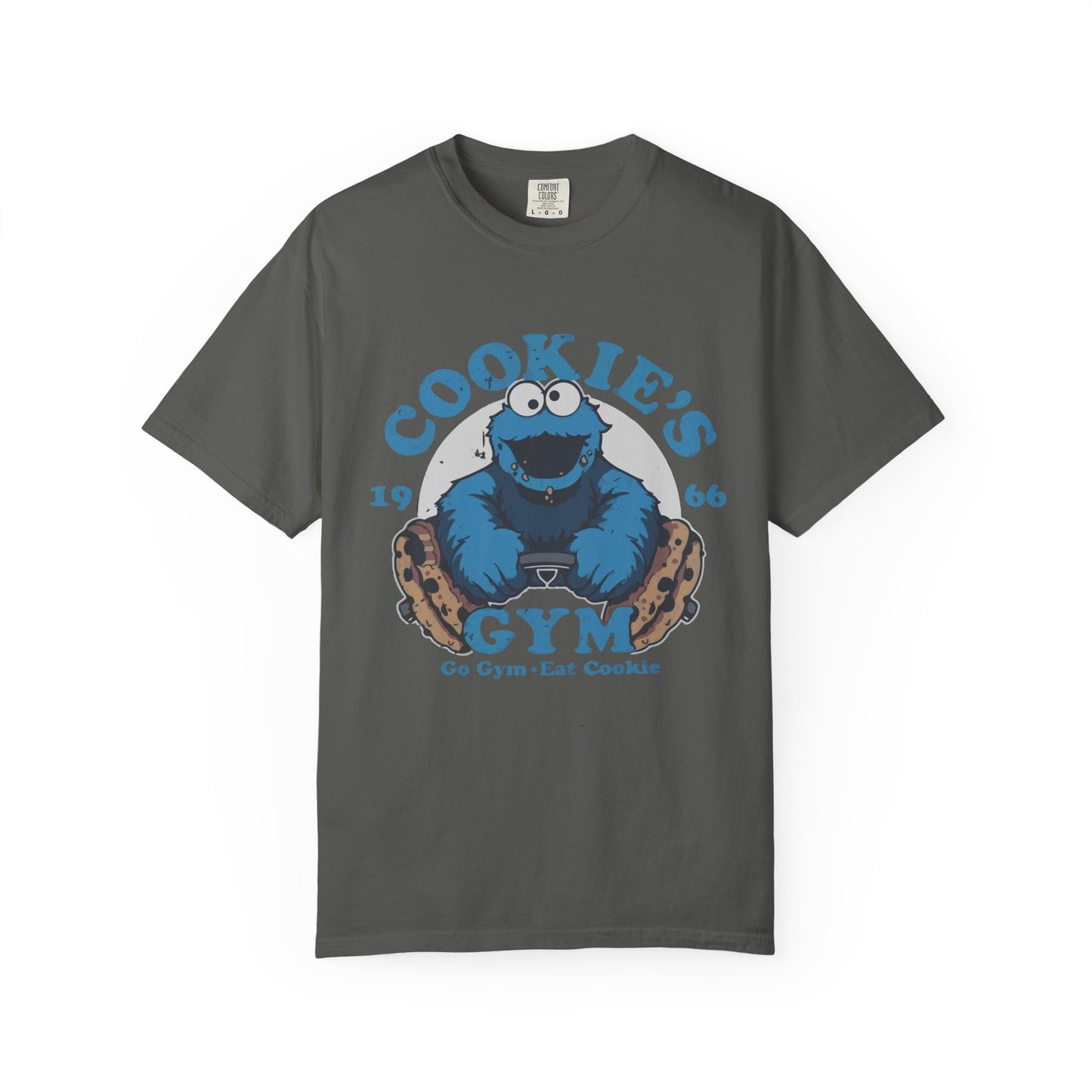 Cookie Monster Inspired Unisex T-Shirt, Fun Gift for Gamers, Casual Wear, Birthday Gift, Kitchen & Gym Motivation