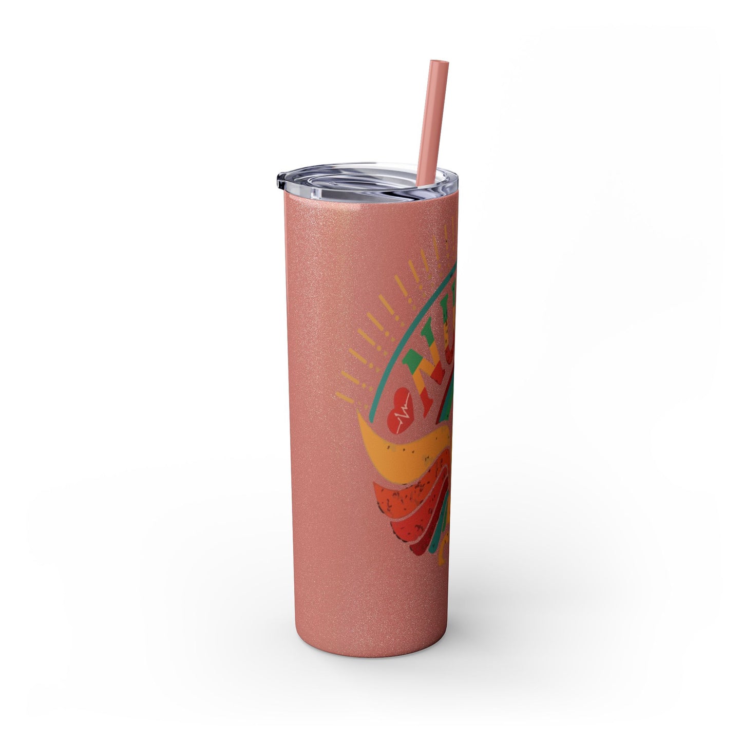 Nurse Skinny Tumbler, 20oz, Motivational Drinkware, Gift for Nurses, Summer Hydration, Nurse Appreciation Day
