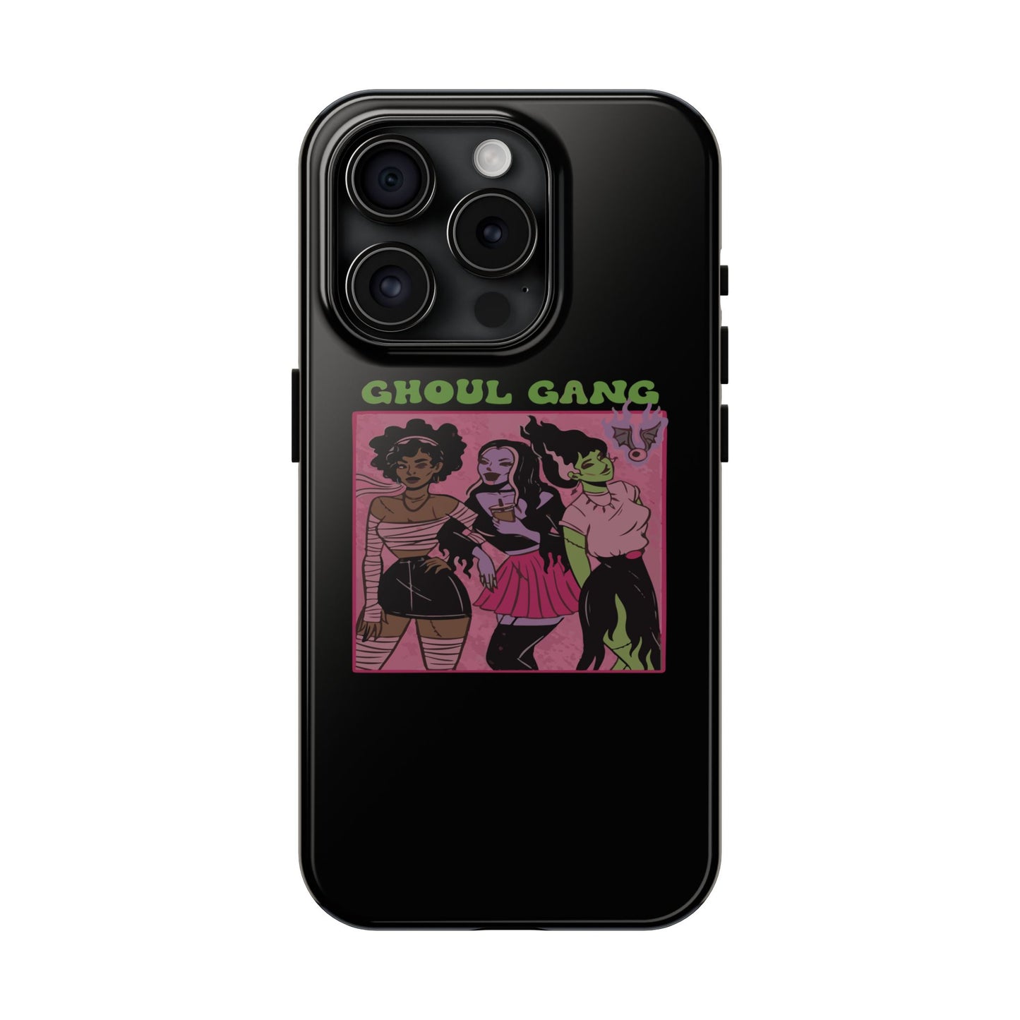 Ghoul Gang Tough Phone Cases | Unique Halloween Phone Cover, Cute Protective Case, Trendy Gift for Goth Fans, Spooky Style Accessory