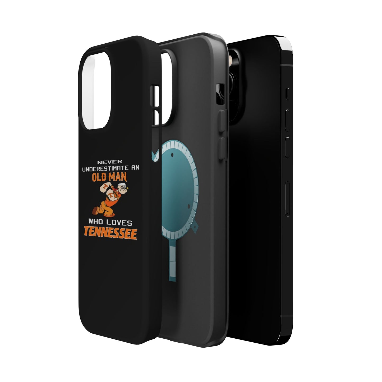 Tough Phone Case, Old Man Who Loves Tennessee, Gift for Grandpa, Tennessee Pride, Men's Accessories, Father's Day, Custom Cases