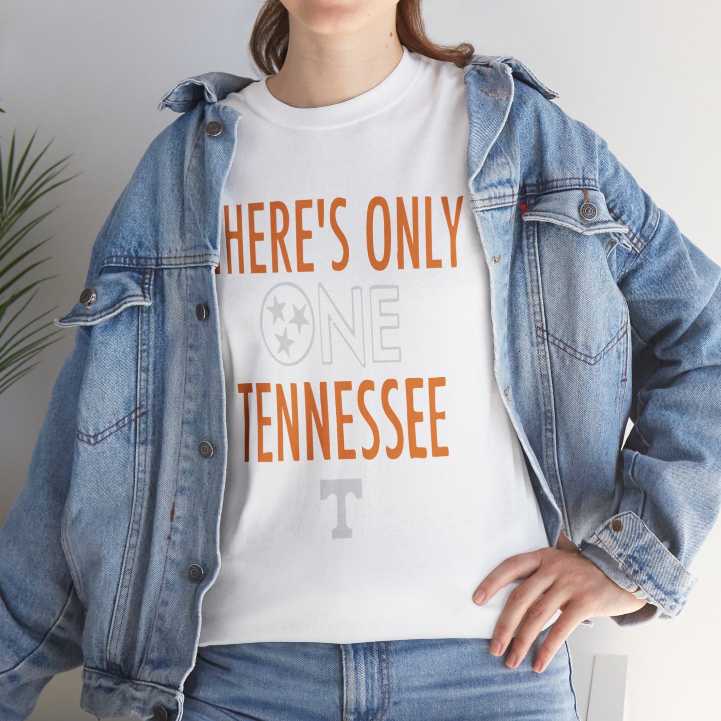 Tennessee Pride Tee, Unisex Heavy Cotton Tee, Tennessee Fans Gift, College Sports Apparel, Casual Everyday Wear, State Pride Shirt
