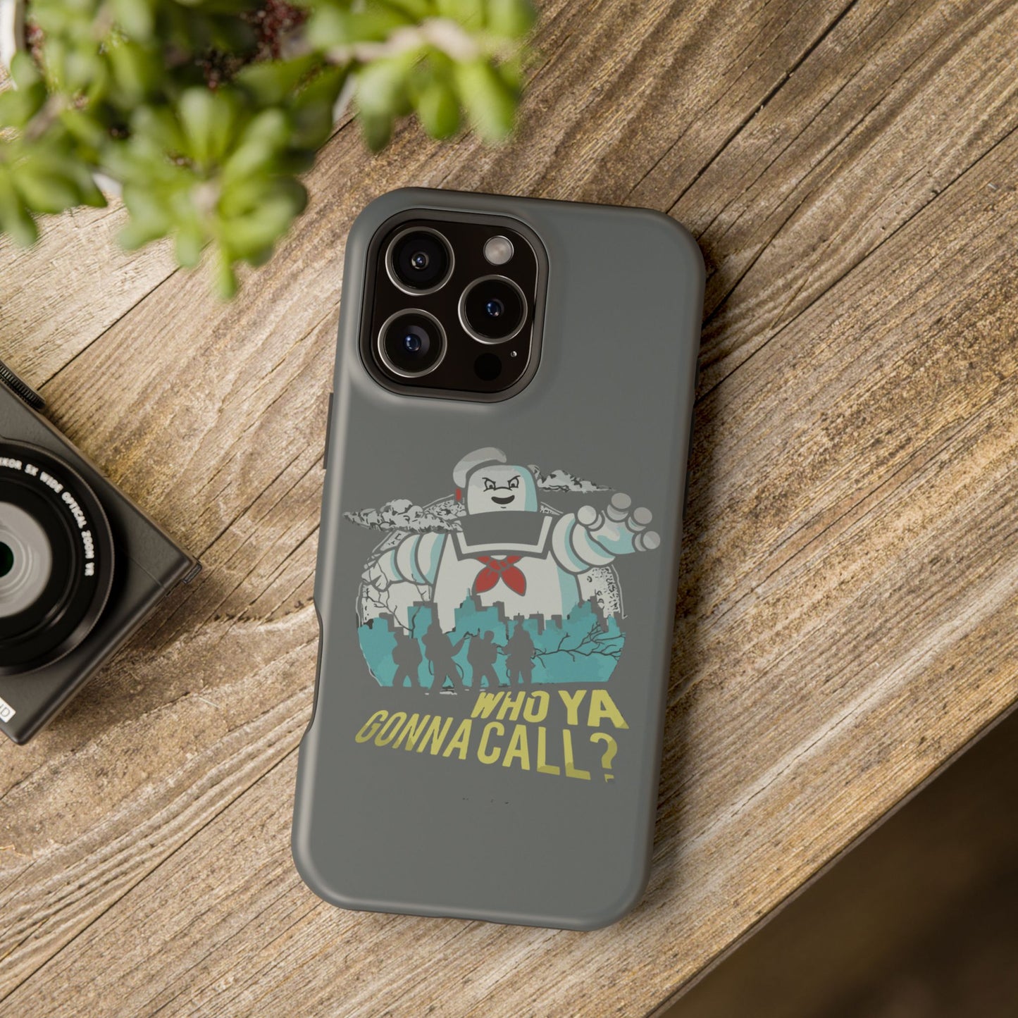 Ghostbuster-Inspired Tough Phone Case - Who Ya Gonna Call? - Perfect for Fans, Gift for Halloween, Geeky Accessories, Durable Protection