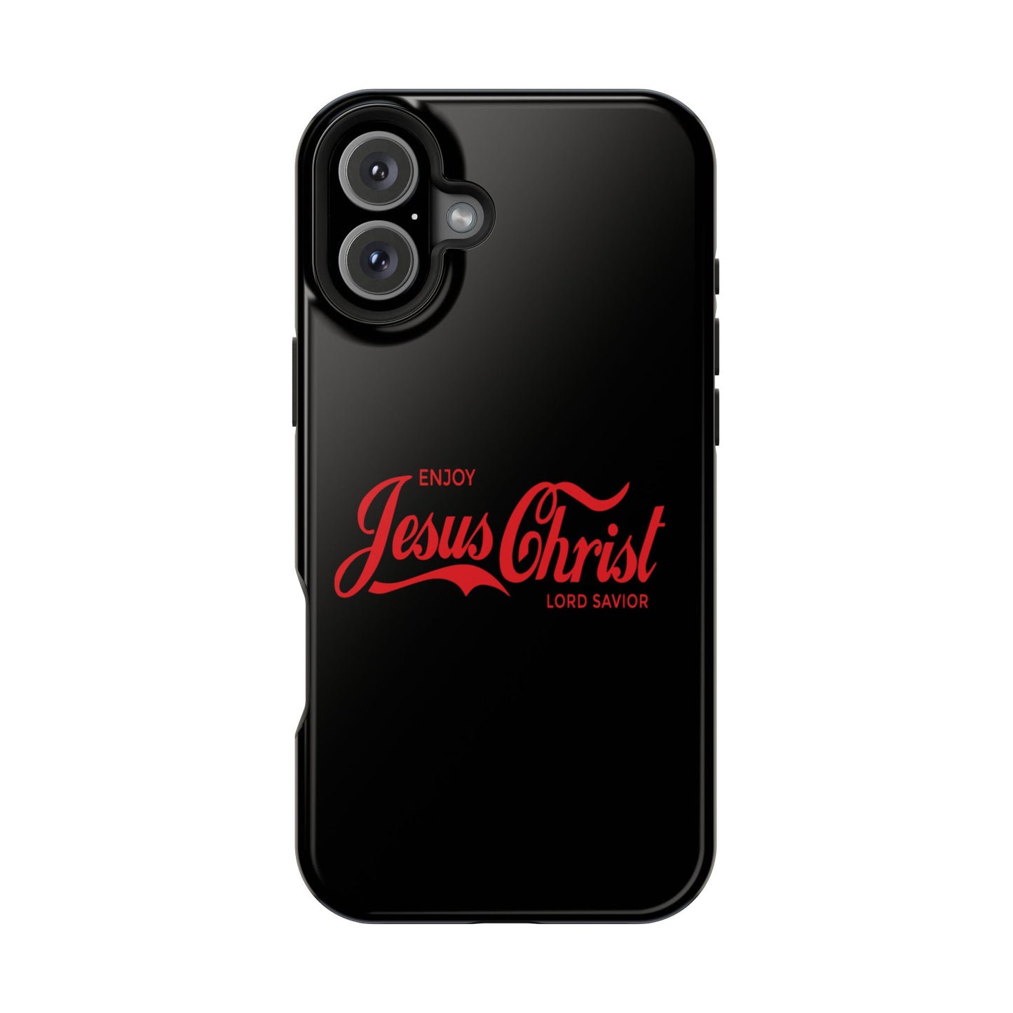 Impact-Resistant Phone Case: Enjoy Jesus Christ Lord Savior, Christian Gift, Durable Protection, Faith-Based Accessory, Holiday Gift