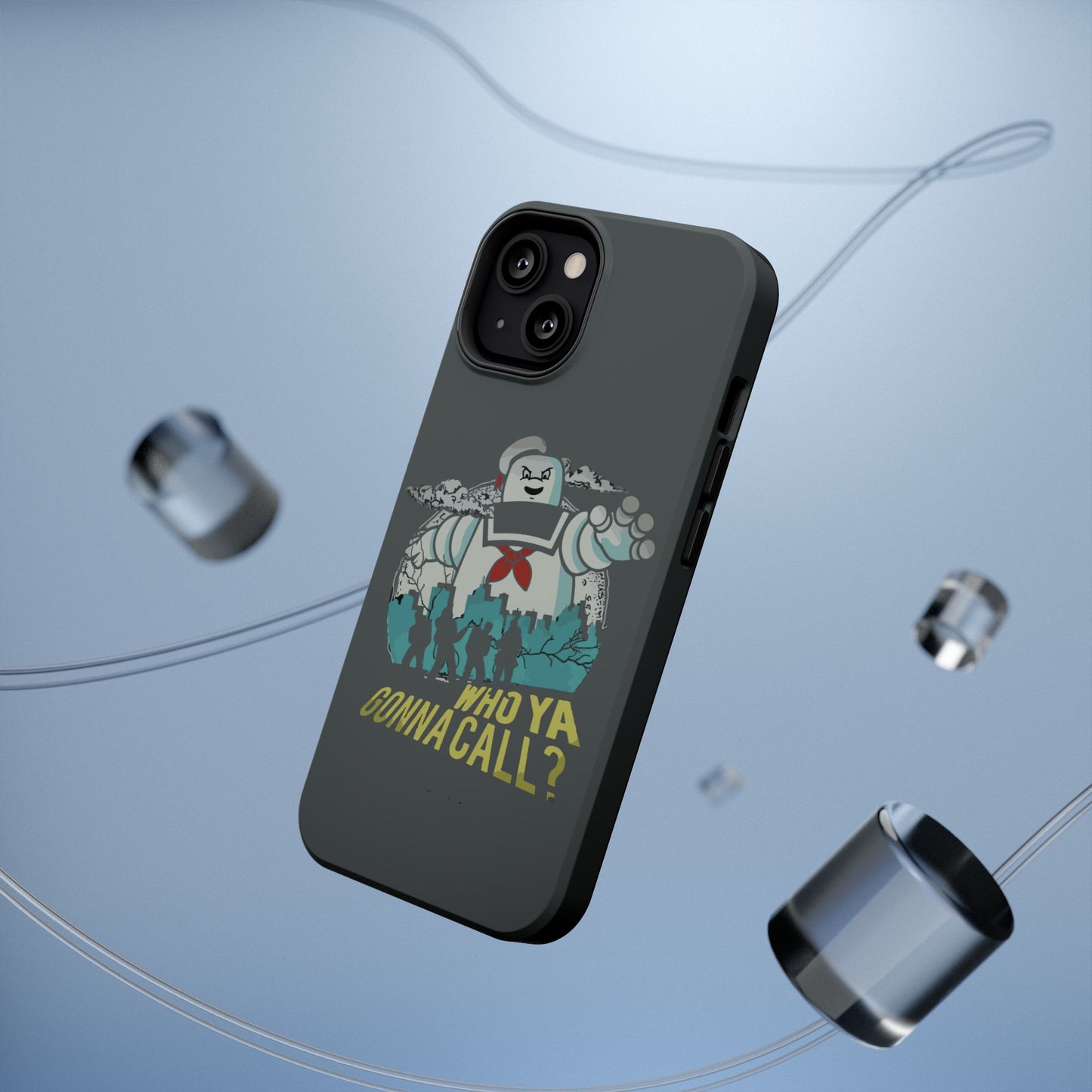 Ghostbuster-Inspired Tough Phone Case - Who Ya Gonna Call? - Perfect for Fans, Gift for Halloween, Geeky Accessories, Durable Protection