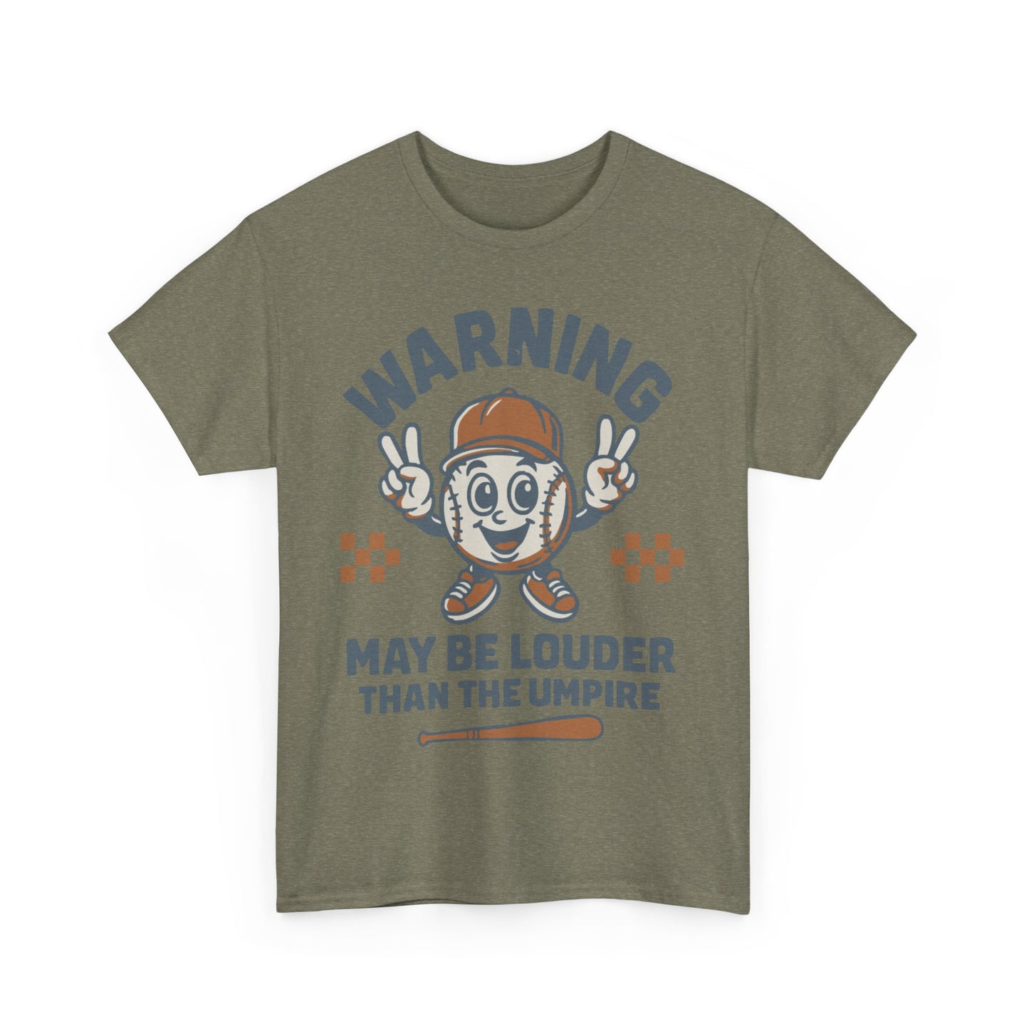 Warning T-Shirt, Fun Umpire Tee, Unique Sports Gift, Casual Wear, Perfect for Baseball Fans