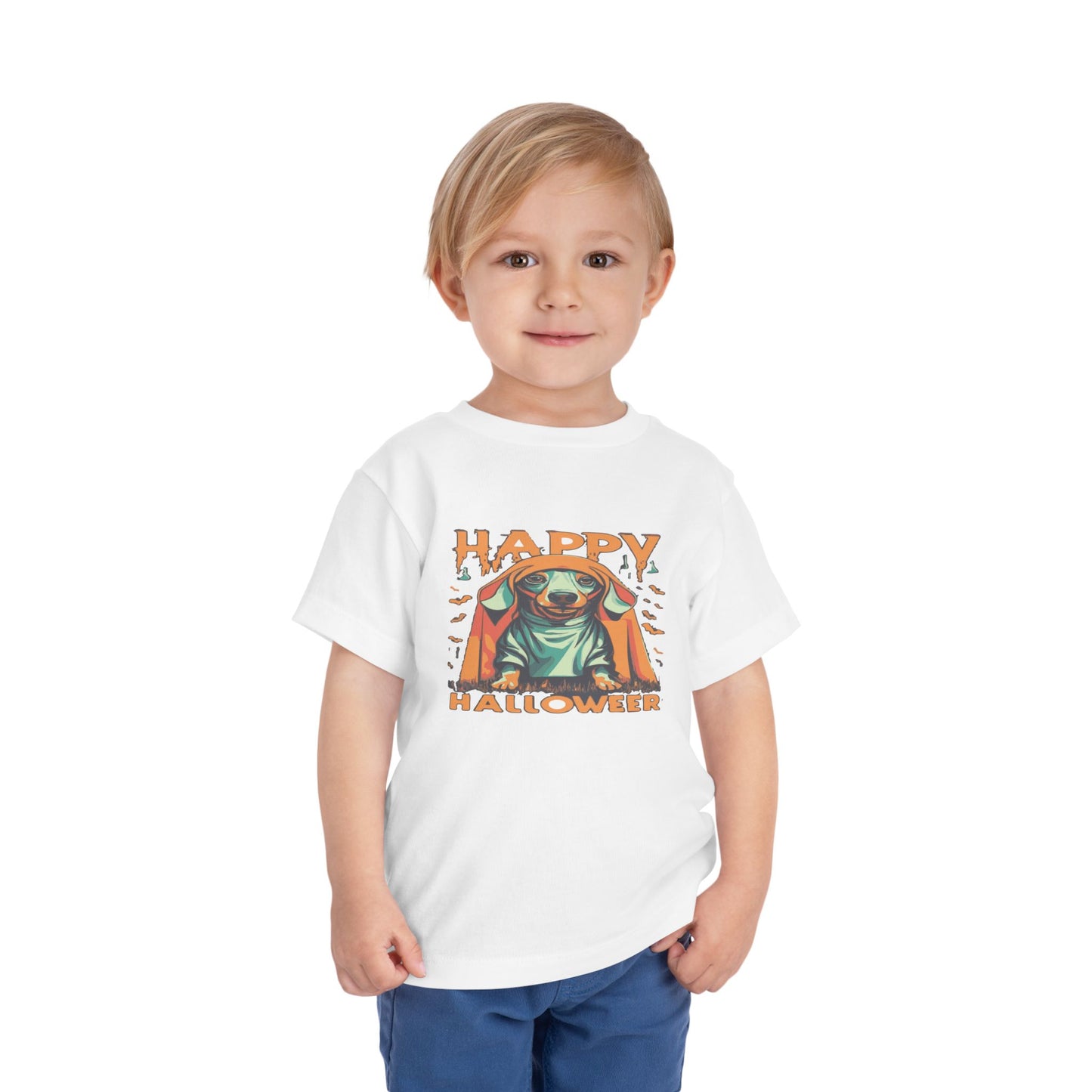 Halloween Toddler Tee, Cute Halloween Shirt for Kids, Halloween Outfit, Toddler Costume Shirt, Toddler Short Sleeve Tee