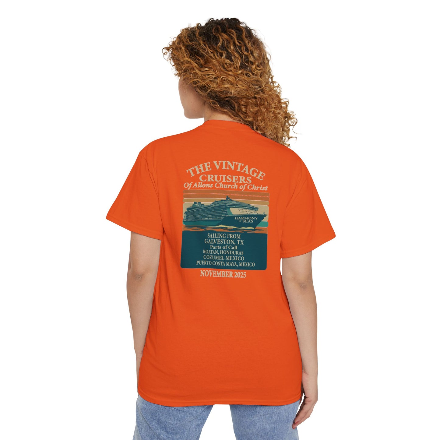 Retro Pocket Tee Allons Church of Christ Cruise 2025 Unisex T-Shirt