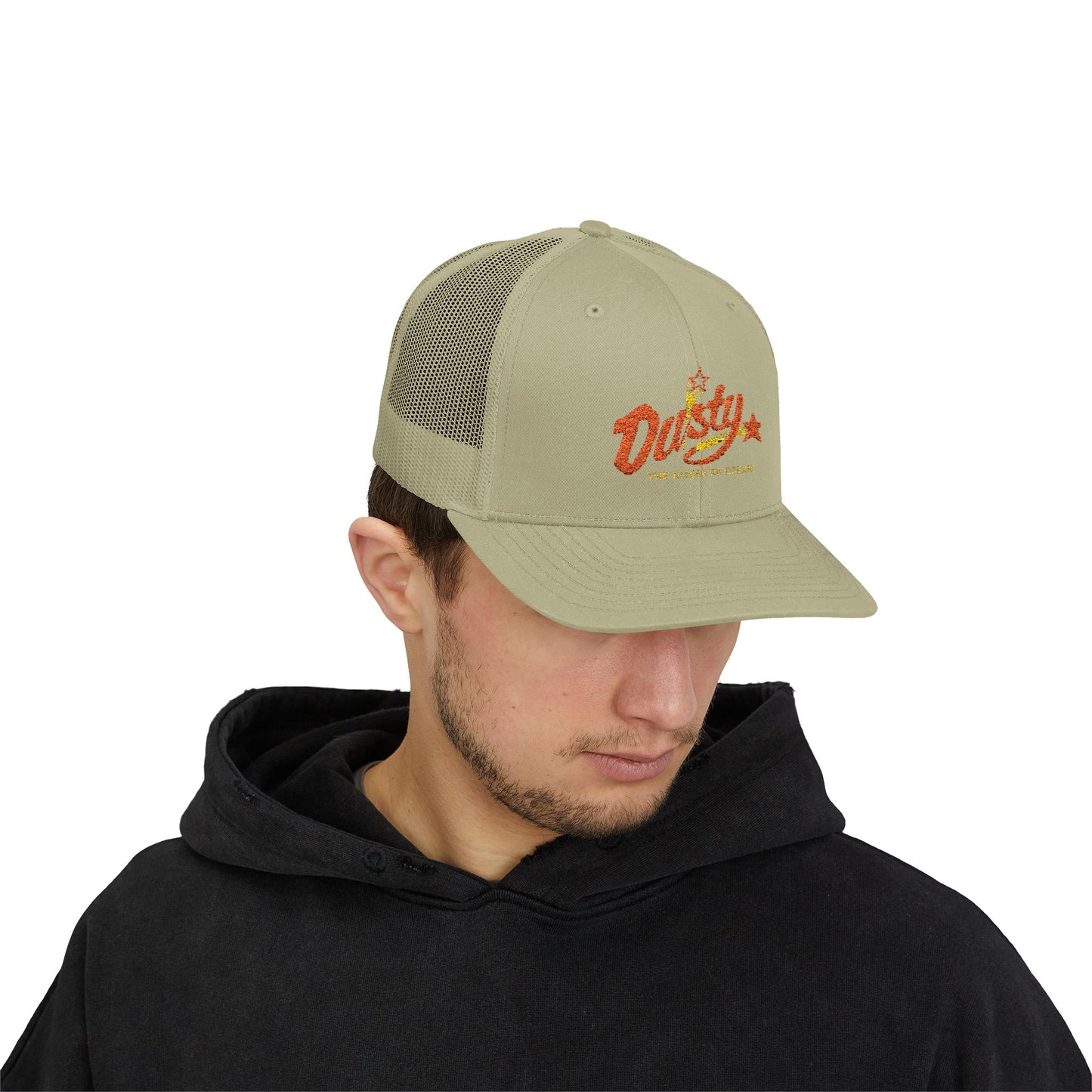 Dusty Snapback Trucker Cap, Trendy Hat, Gift for Him/Her, Casual Wear, Festival Accessory, Outdoor Style
