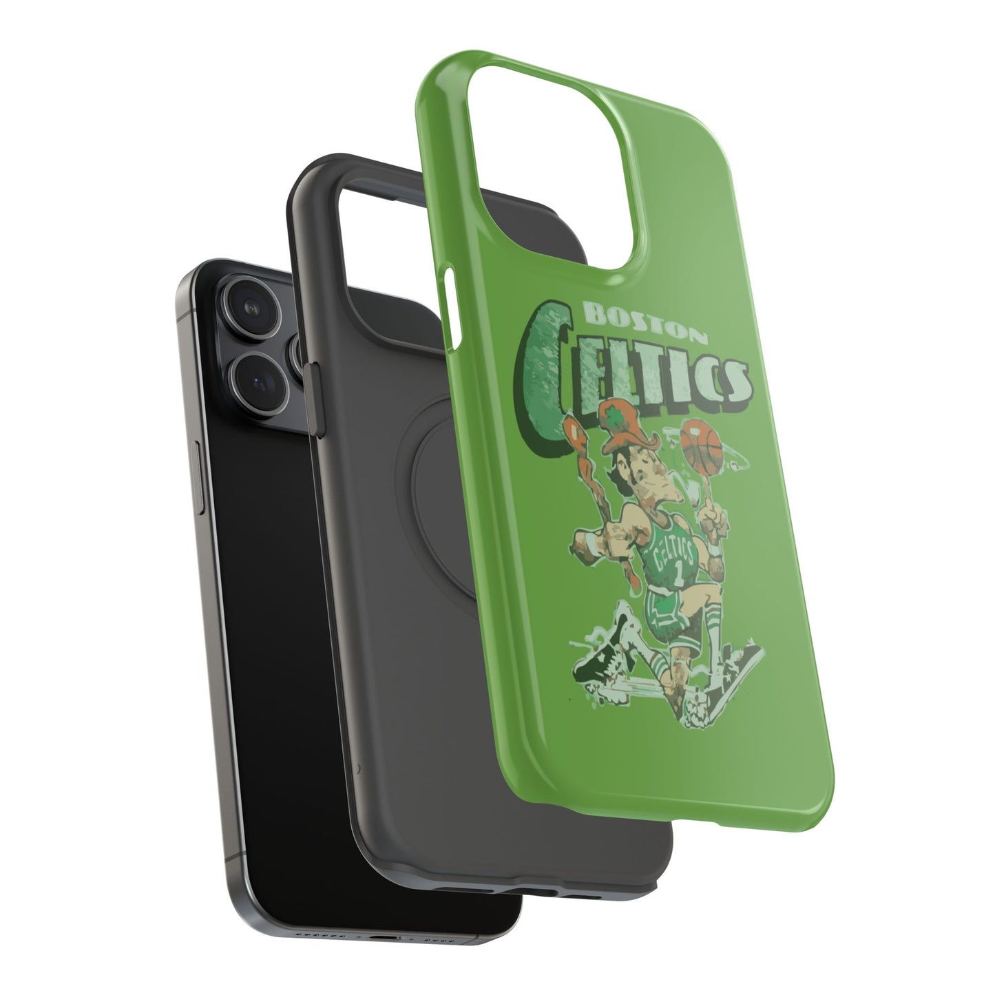 Boston Celtics Impact-Resistant Phone Case, Basketball Phone Cover, Sports Fan Gift, Sturdy Phone Case, NBA Merchandise, Team Spirit Decor