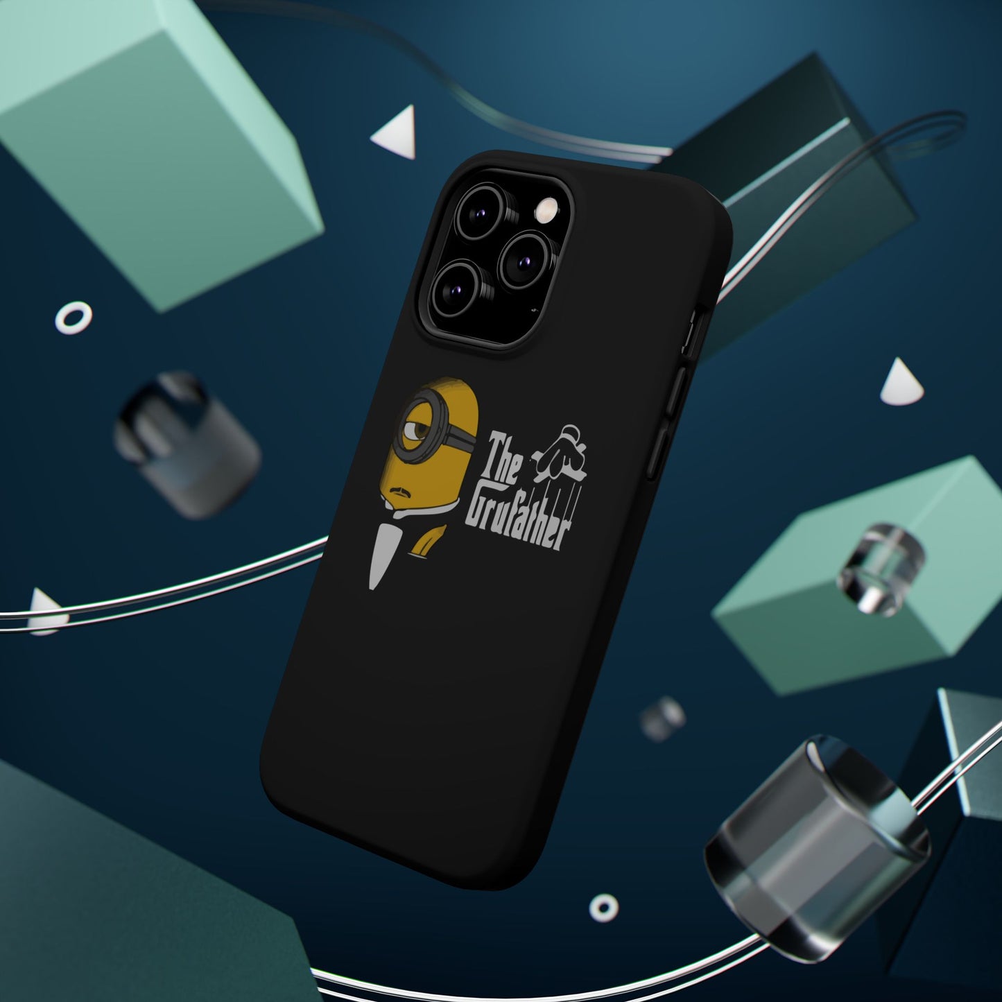 Magnetic Tough Cases: The Gruffather Phone Cover, Gift for Minions Fans, Unique Cell Phone Case, Durable Protective Case, Fun Cartoon Design