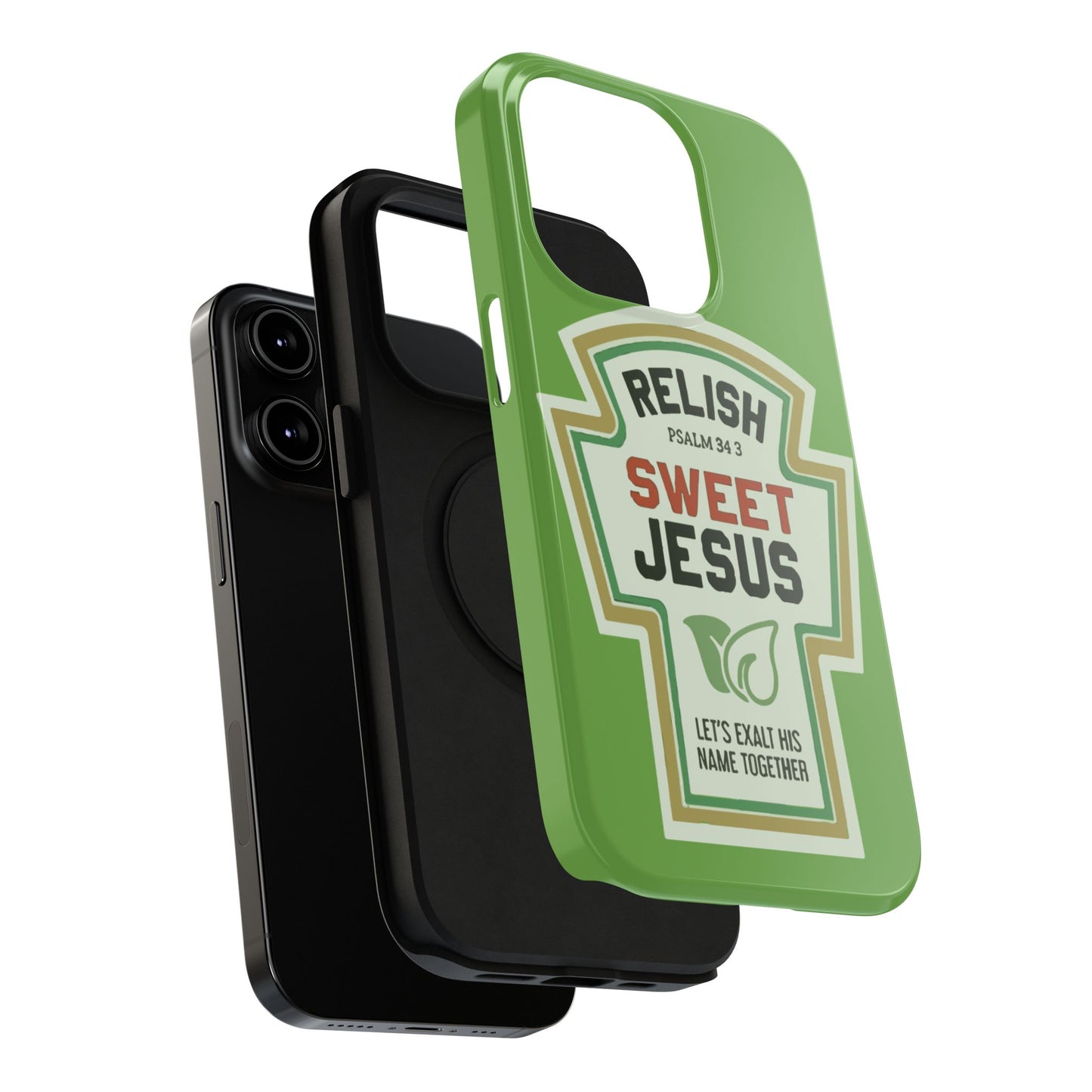 Relish Sweet Jesus Phone Case, Christian Gift, Impact-Resistant Case, Religious Phone Accessory, Faith-Based Present, Celebration Case