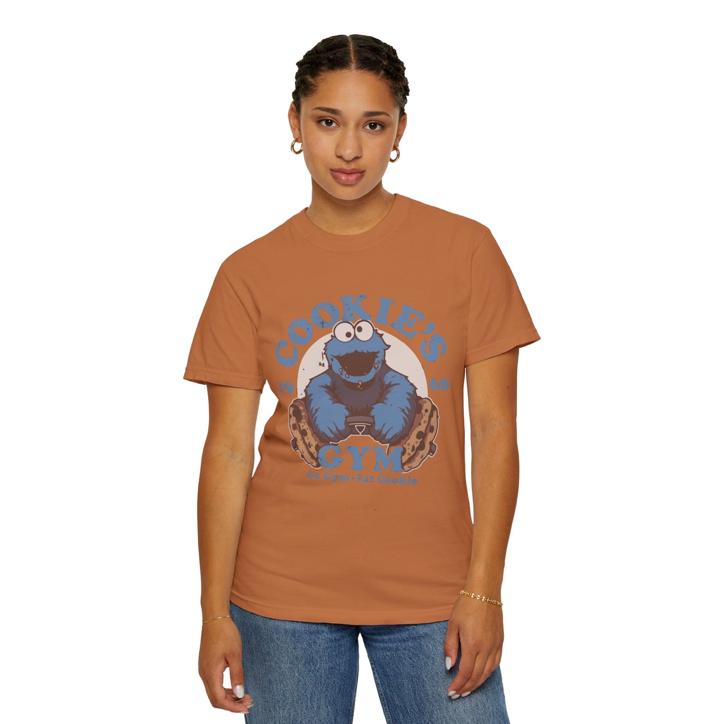 Cookie Monster Inspired Unisex T-Shirt, Fun Gift for Gamers, Casual Wear, Birthday Gift, Kitchen & Gym Motivation