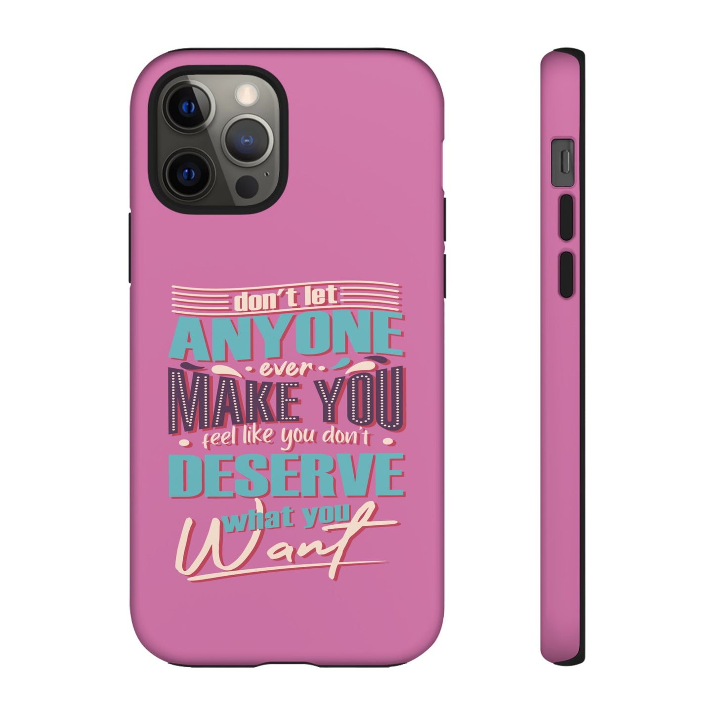 Inspirational Phone Case, Motivational Phone Cover, Tough Cases for Her, Gift for Friends, Self-Love Quote Case