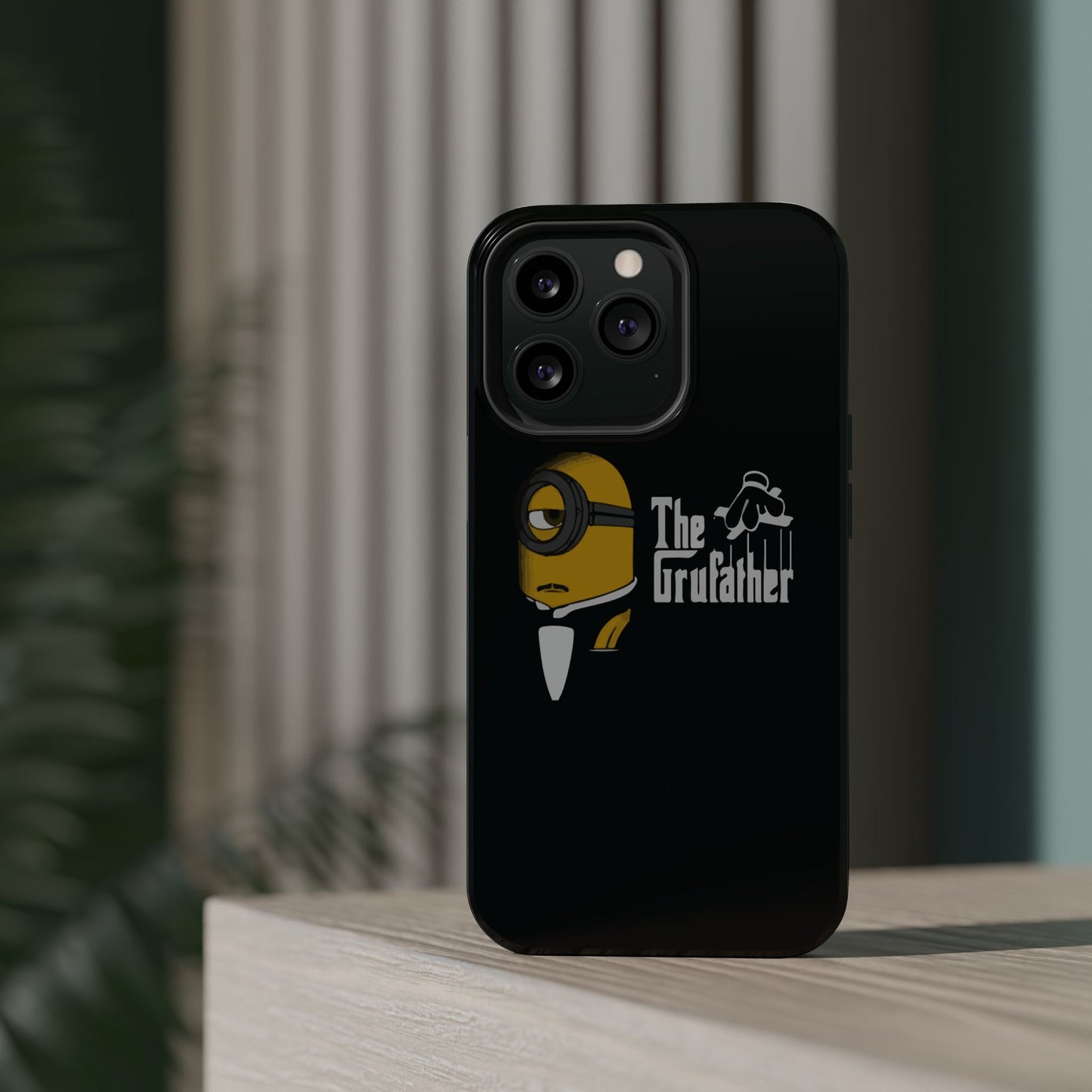 Magnetic Tough Cases: The Gruffather Phone Cover, Gift for Minions Fans, Unique Cell Phone Case, Durable Protective Case, Fun Cartoon Design