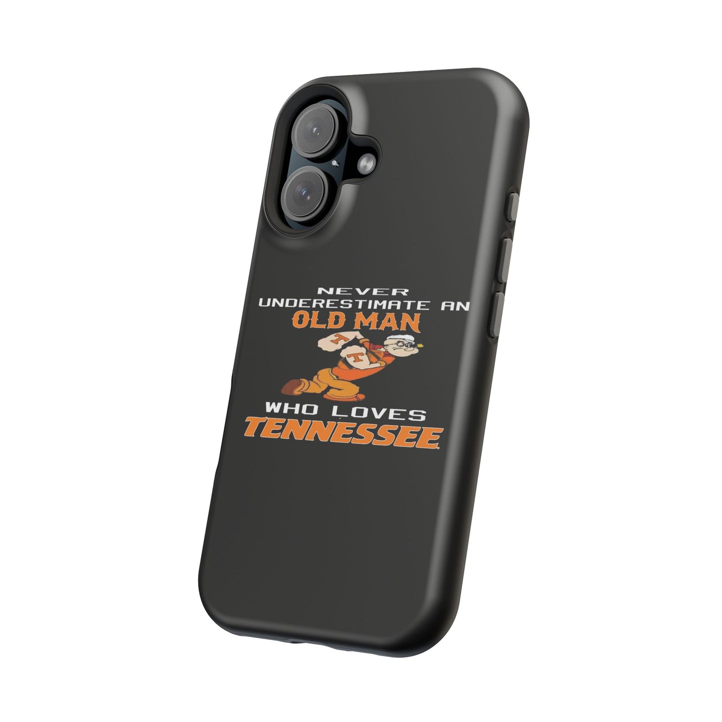 Tough Phone Case, Old Man Who Loves Tennessee, Gift for Grandpa, Tennessee Pride, Men's Accessories, Father's Day, Custom Cases