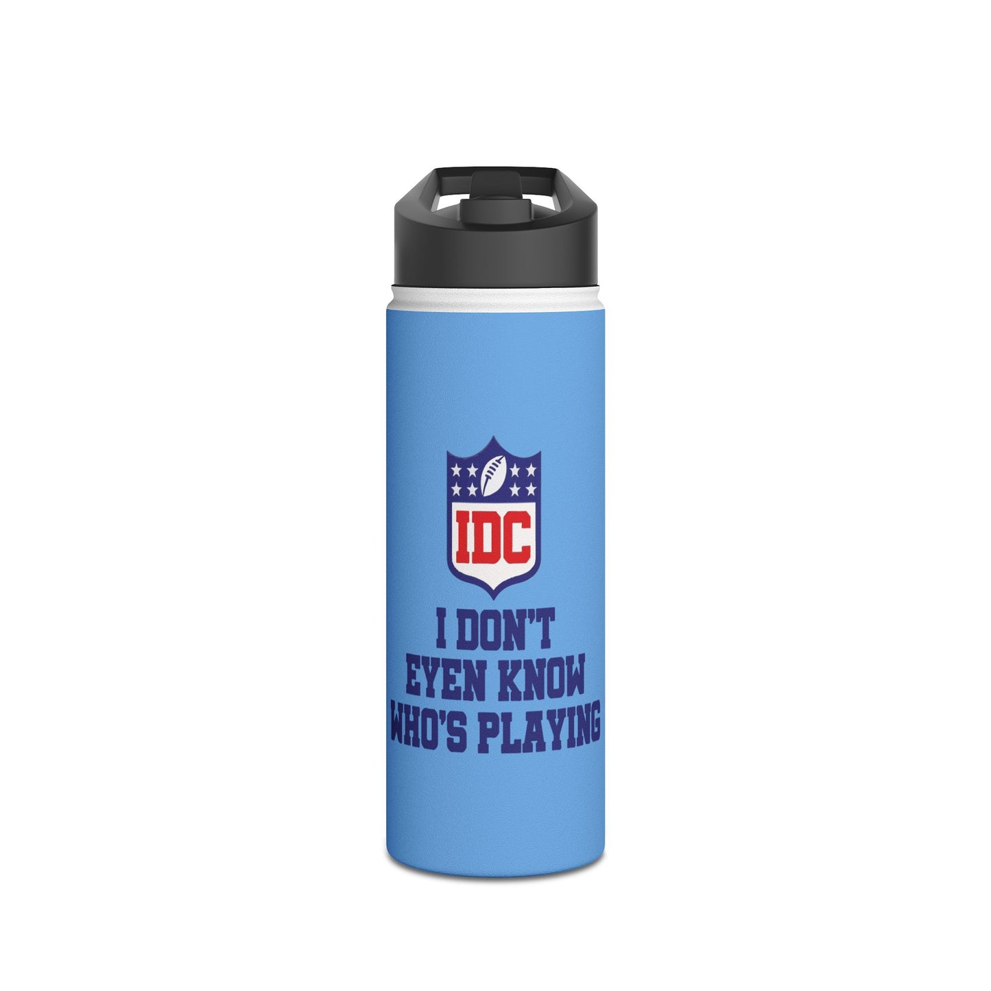 NFL Stainless Steel Water Bottle - Funny Sports Fan Gift, Hydration Flask for Game Days, Sports Events, Birthday Present, Home & Outdoors