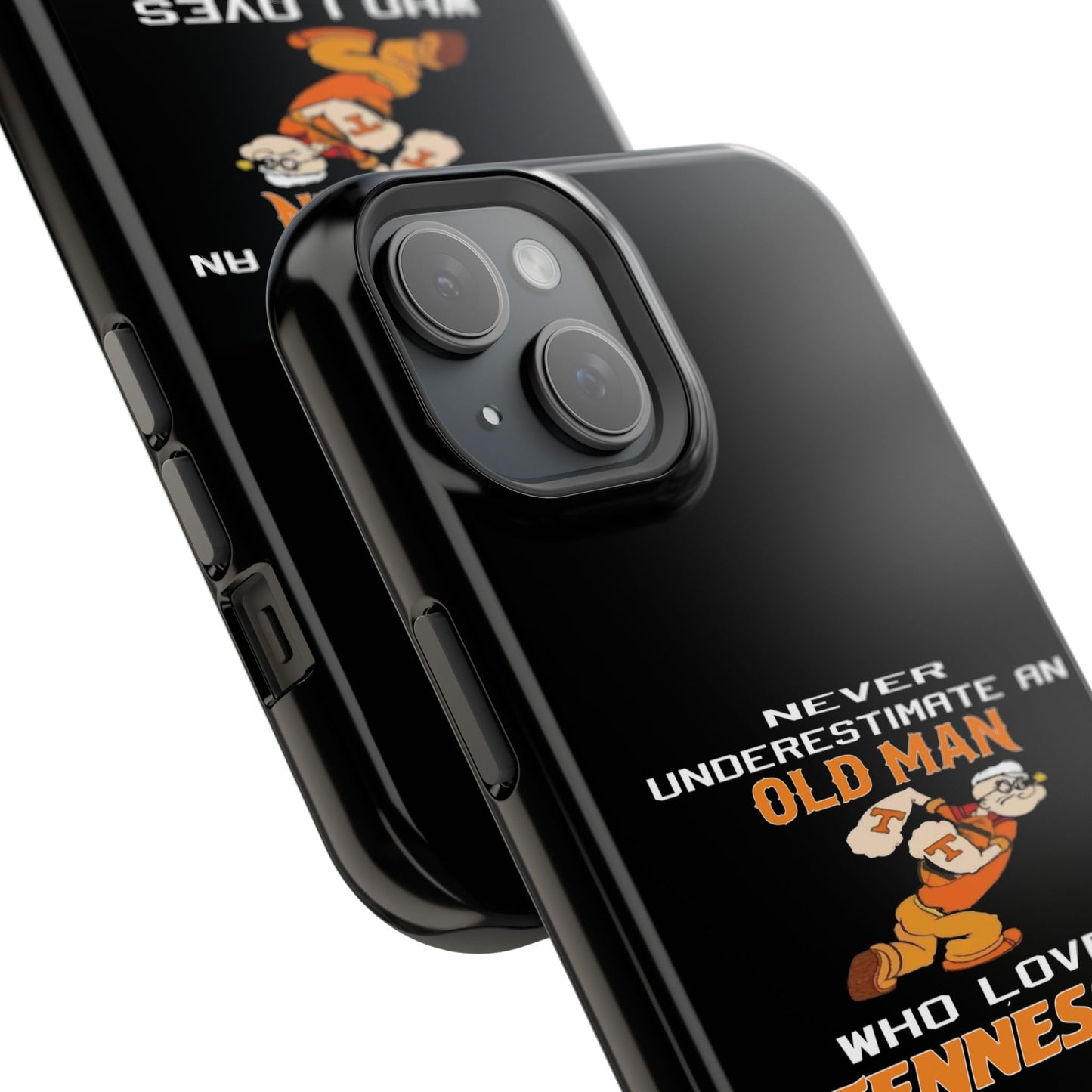 Tough Phone Case, Old Man Who Loves Tennessee, Gift for Grandpa, Tennessee Pride, Men's Accessories, Father's Day, Custom Cases
