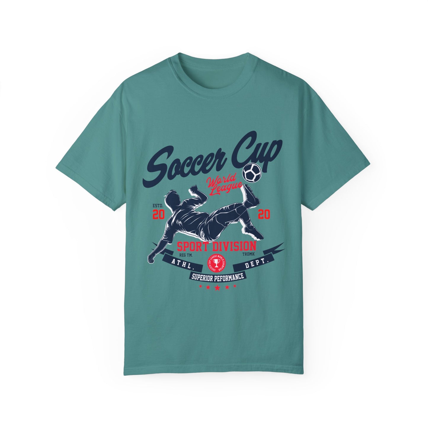 Soccer Club Unisex Garment-Dyed T-shirt