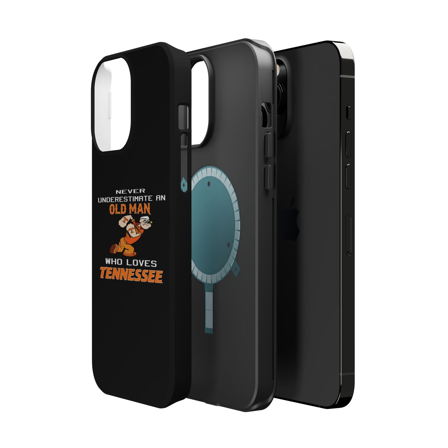 Tough Phone Case, Old Man Who Loves Tennessee, Gift for Grandpa, Tennessee Pride, Men's Accessories, Father's Day, Custom Cases