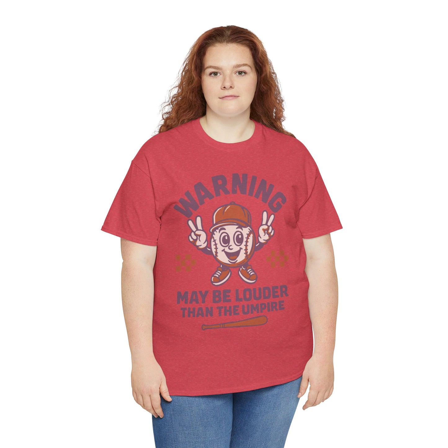 Warning T-Shirt, Fun Umpire Tee, Unique Sports Gift, Casual Wear, Perfect for Baseball Fans