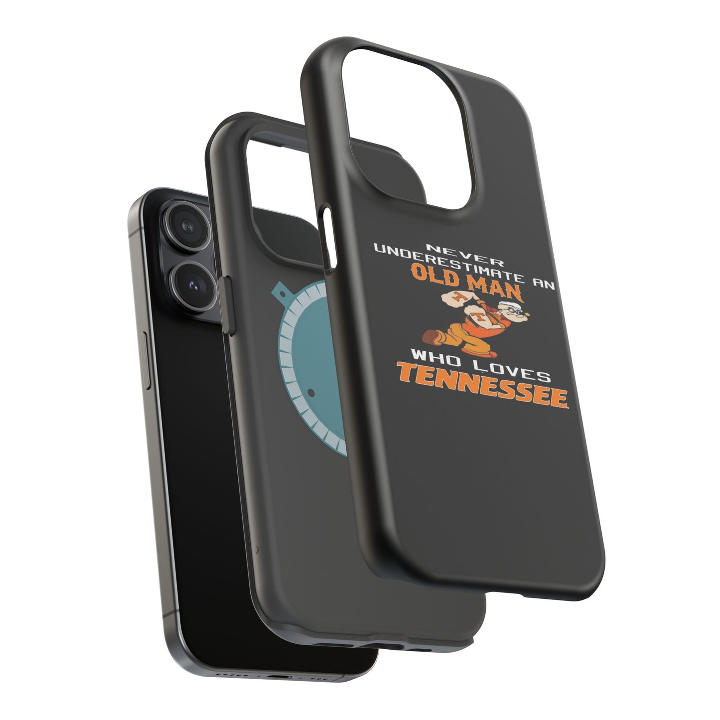 Tough Phone Case, Old Man Who Loves Tennessee, Gift for Grandpa, Tennessee Pride, Men's Accessories, Father's Day, Custom Cases