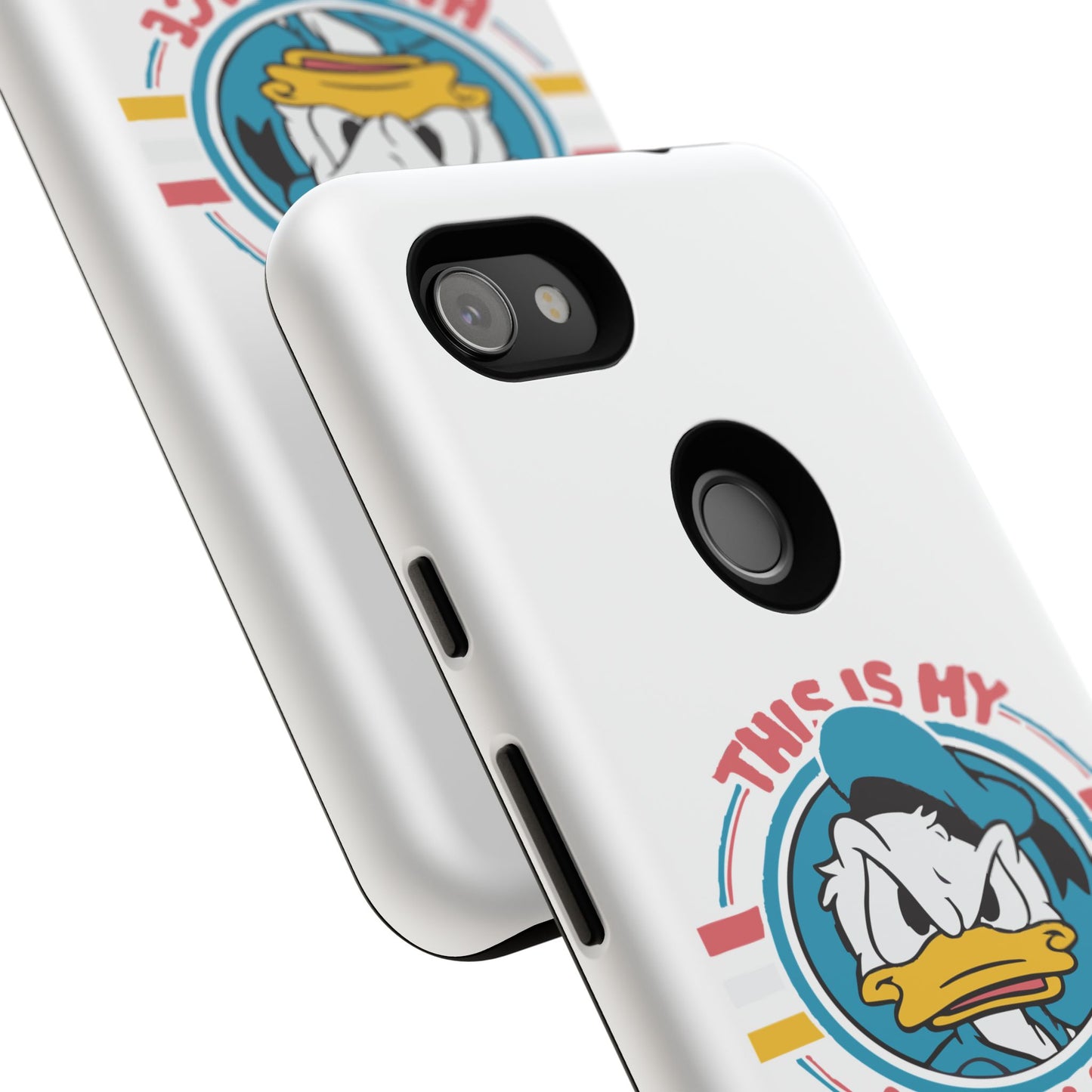 Tough Cases: This is My Happy Face Phone Case, Funny Phone Case, Donald Duck Case, Cute Phone Accessory, Gift for Disney Fans