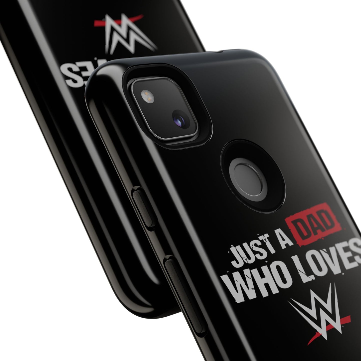WWE Dad Phone Case, Tough Cases for Fathers, Gifts for Dad, Father's Day, Wrestling Fan Merchandise, Just a Dad Who Loves WWE