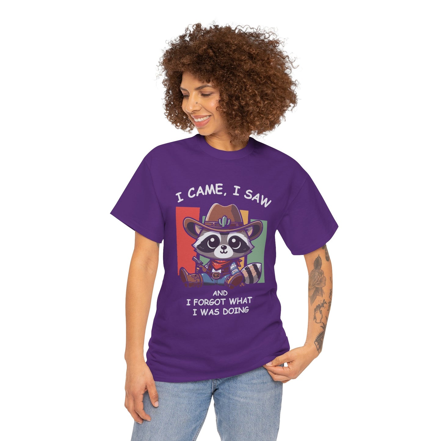 Fun Raccoon Graphic Tee, Cute Funny Animal T-Shirt, Unique Gift, Unisex Cotton Tee, Casual Wear, Birthday Gift, Humor Shirt
