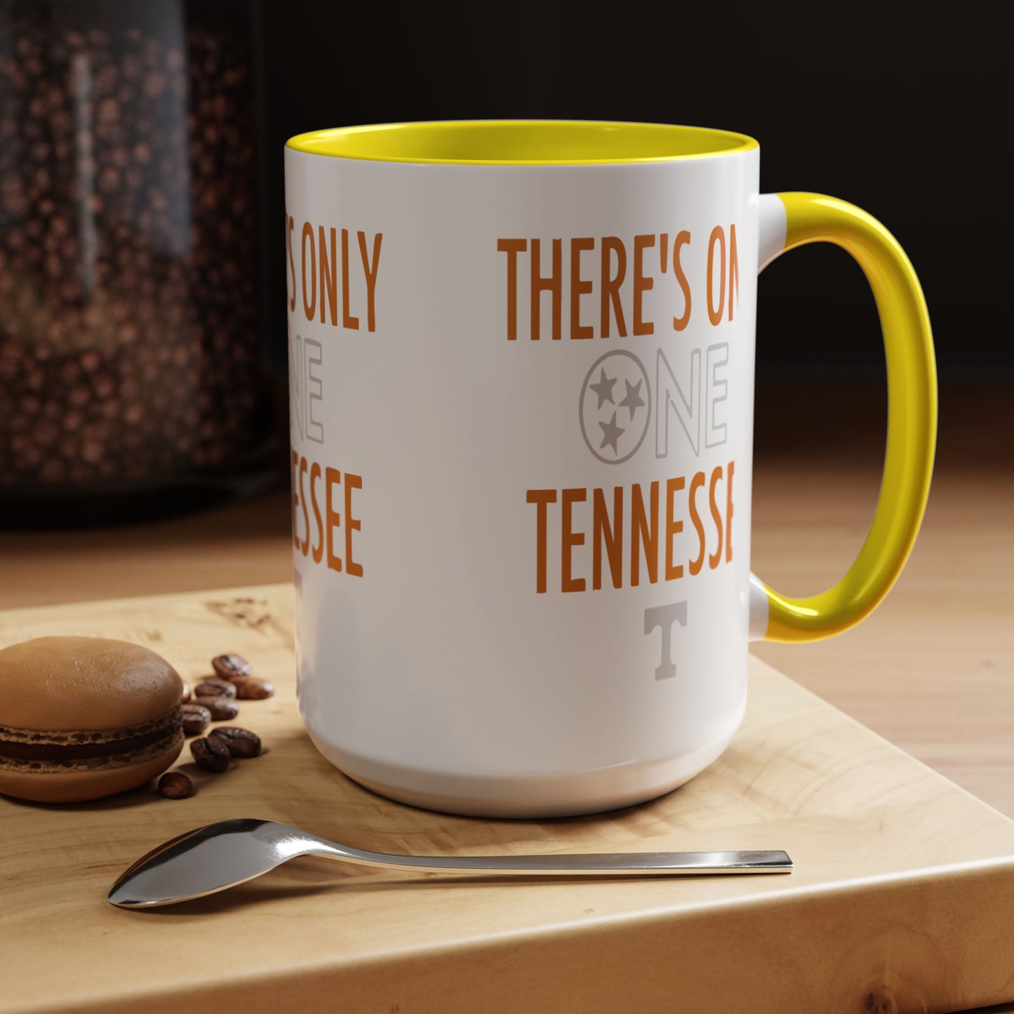 Tennessee Accent Coffee Mug - Perfect for Fans, Gift for Graduates, Home Office Essential, Sports Celebration, Personalized Tea Cup