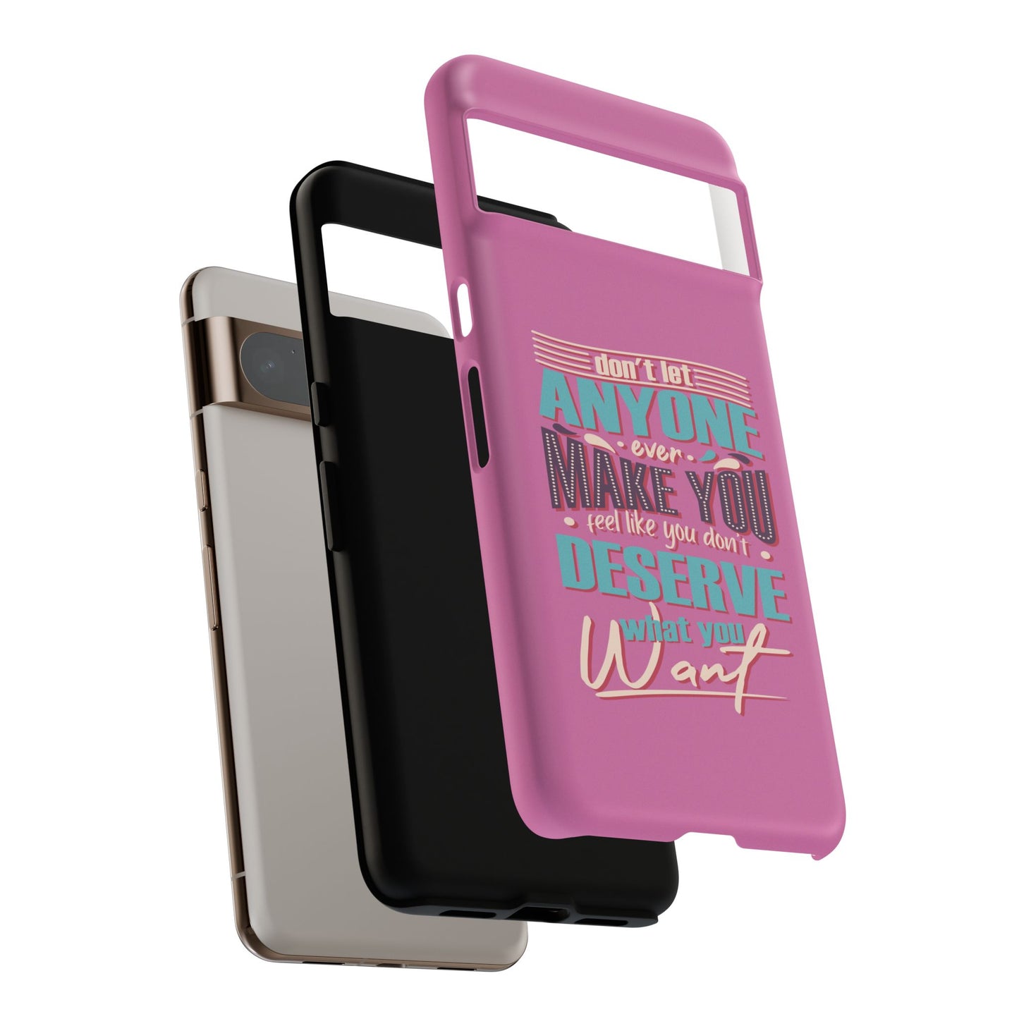 Inspirational Phone Case, Motivational Phone Cover, Tough Cases for Her, Gift for Friends, Self-Love Quote Case