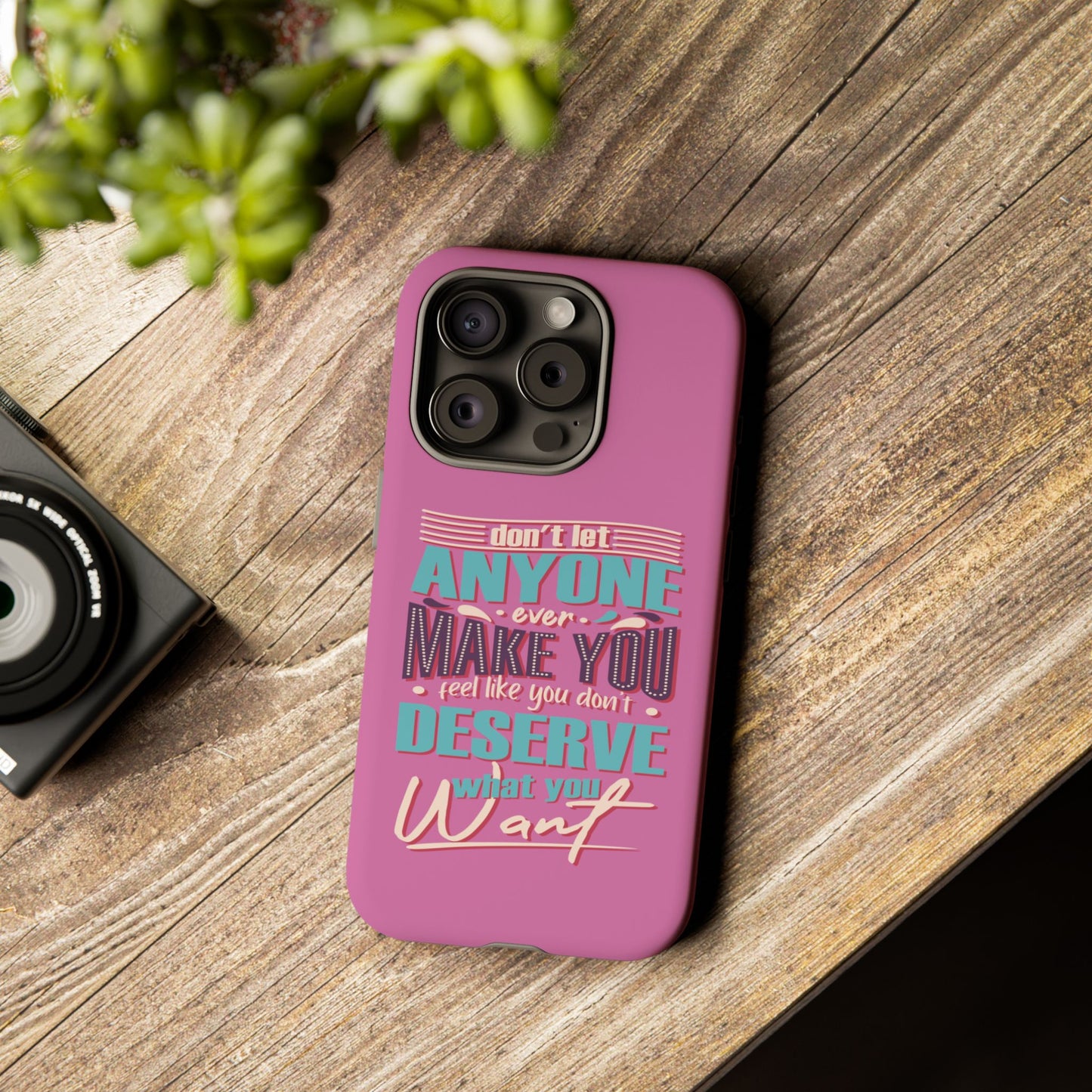 Inspirational Phone Case, Motivational Phone Cover, Tough Cases for Her, Gift for Friends, Self-Love Quote Case