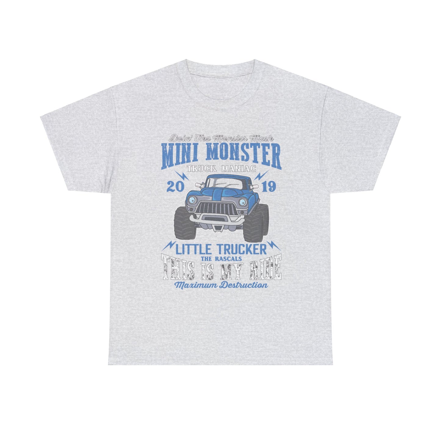 Mini Monster Truck Heavy Cotton Tee