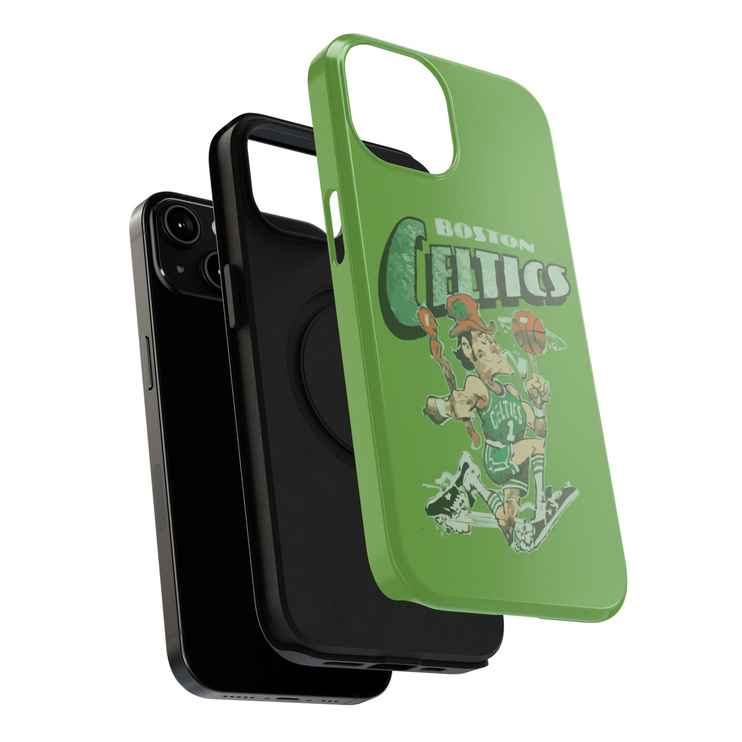 Boston Celtics Impact-Resistant Phone Case, Basketball Phone Cover, Sports Fan Gift, Sturdy Phone Case, NBA Merchandise, Team Spirit Decor