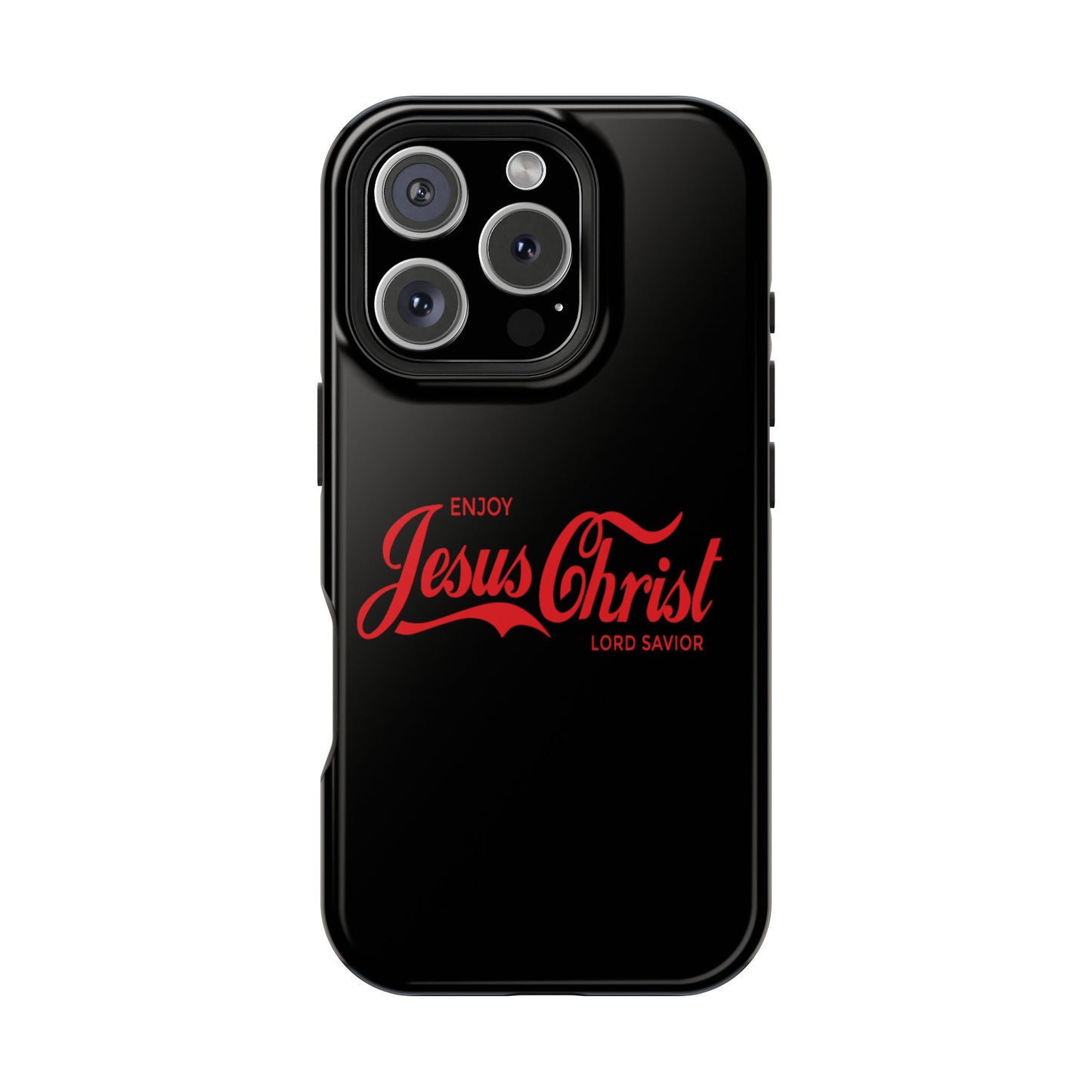 Impact-Resistant Phone Case: Enjoy Jesus Christ Lord Savior, Christian Gift, Durable Protection, Faith-Based Accessory, Holiday Gift