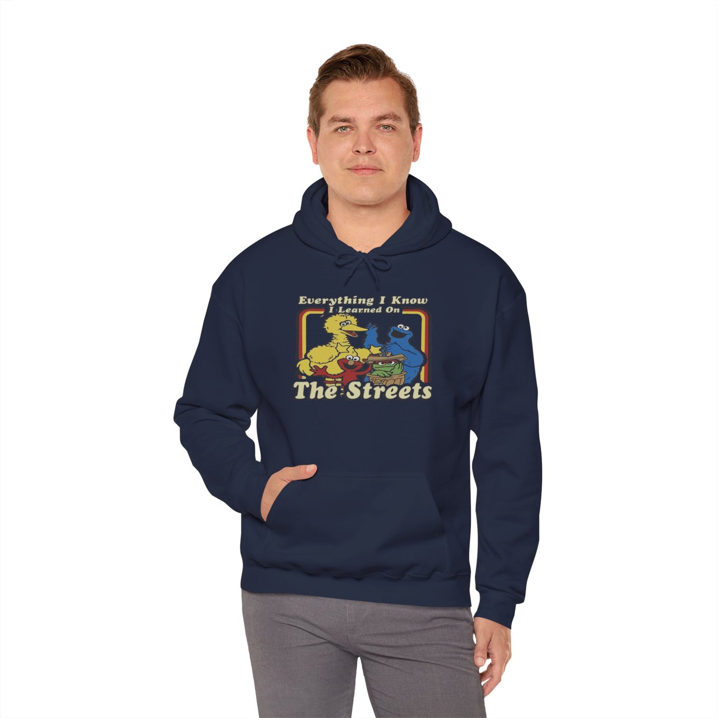 Vintage Street Art Hoodie - Cozy Unisex Sweatshirt for Creative Souls, Outdoor Relaxation, Casual Hangouts