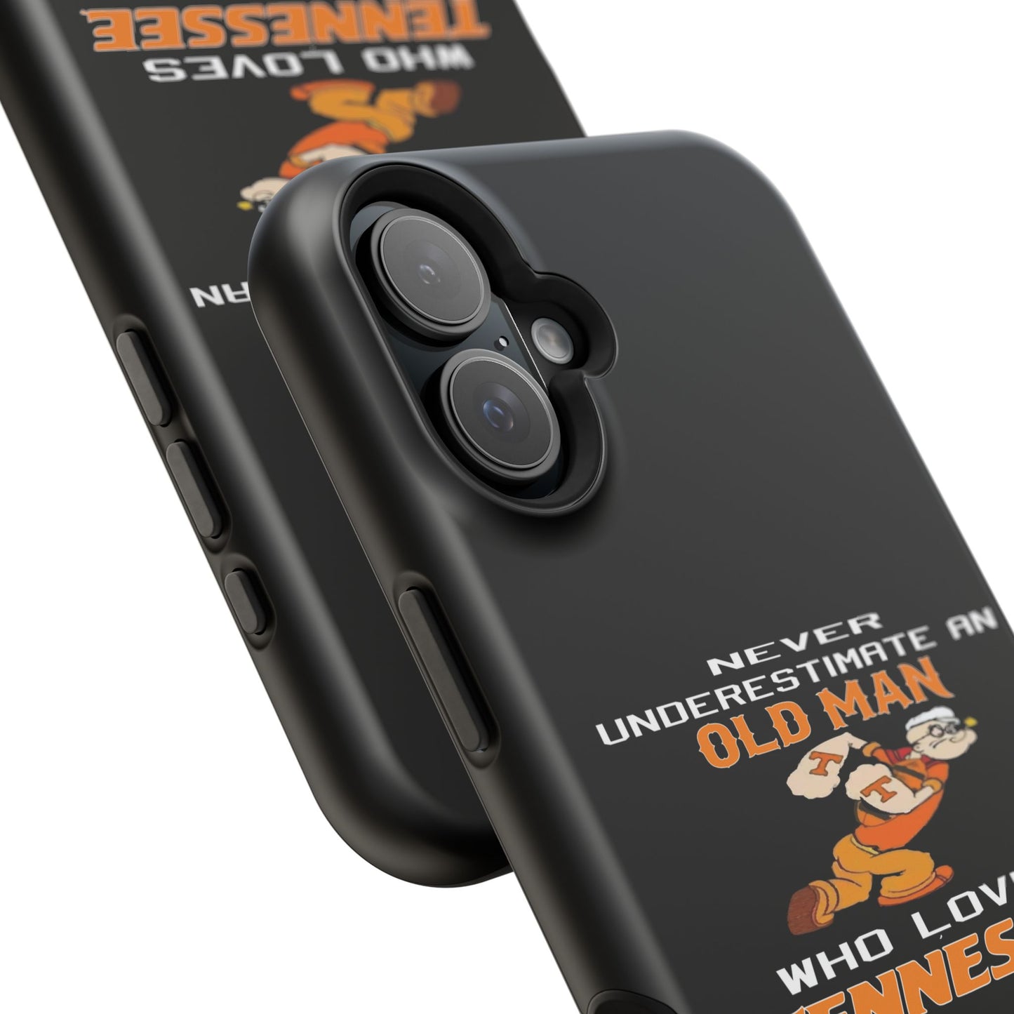 Tough Phone Case, Old Man Who Loves Tennessee, Gift for Grandpa, Tennessee Pride, Men's Accessories, Father's Day, Custom Cases